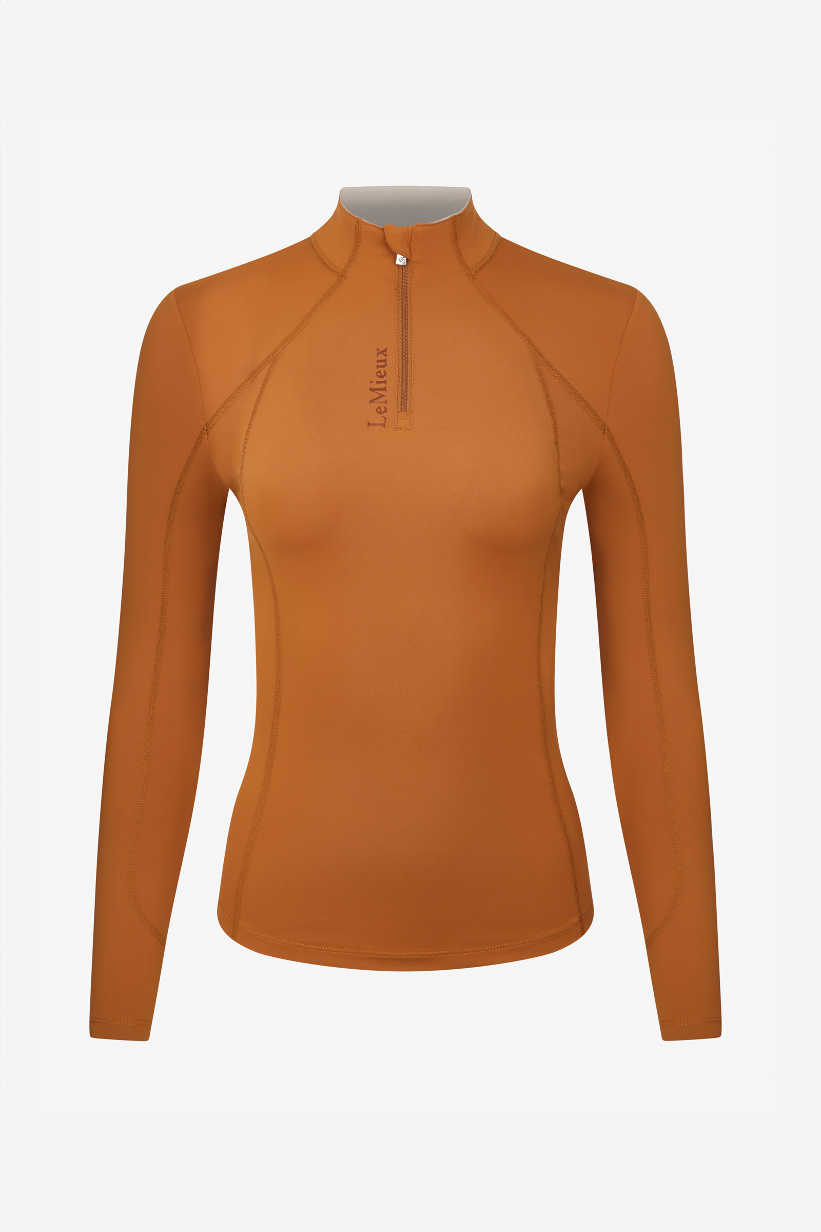 Ginger LeMieux Maglia tecnica basic con zip