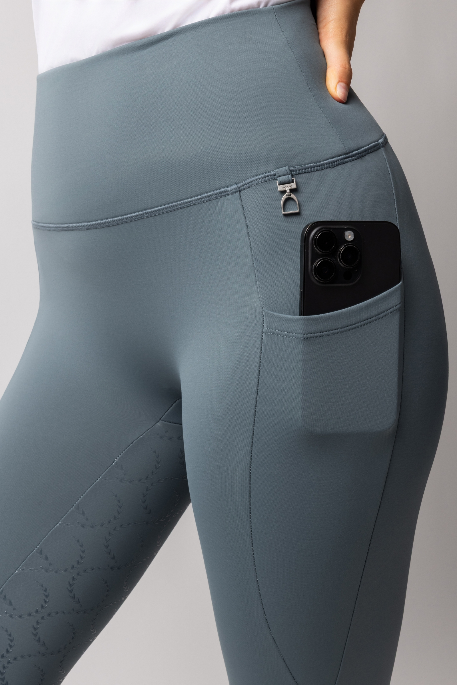 Horze Gillian Leggings termiche da donna con pieno grip