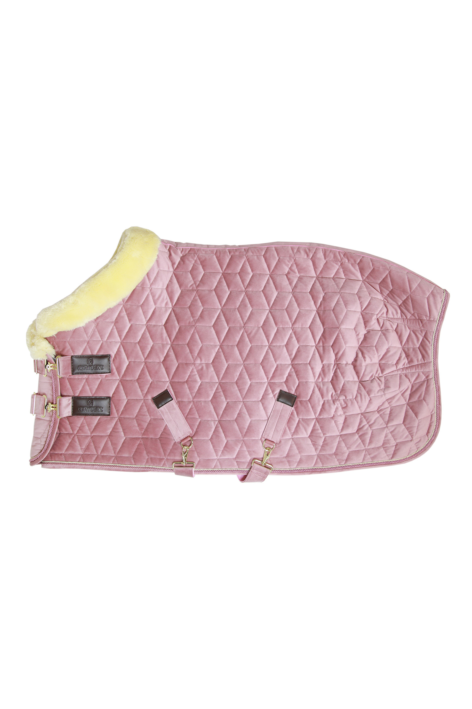 Rapture Rose Pink Kentucky Horsewear Coperta da concorso Velvet per pony, 160 gr