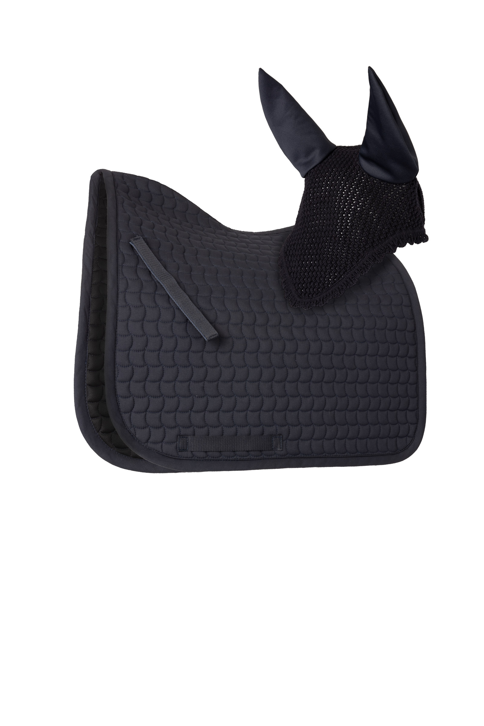 Horze set sottomonta dressage e cuffia per orecchie