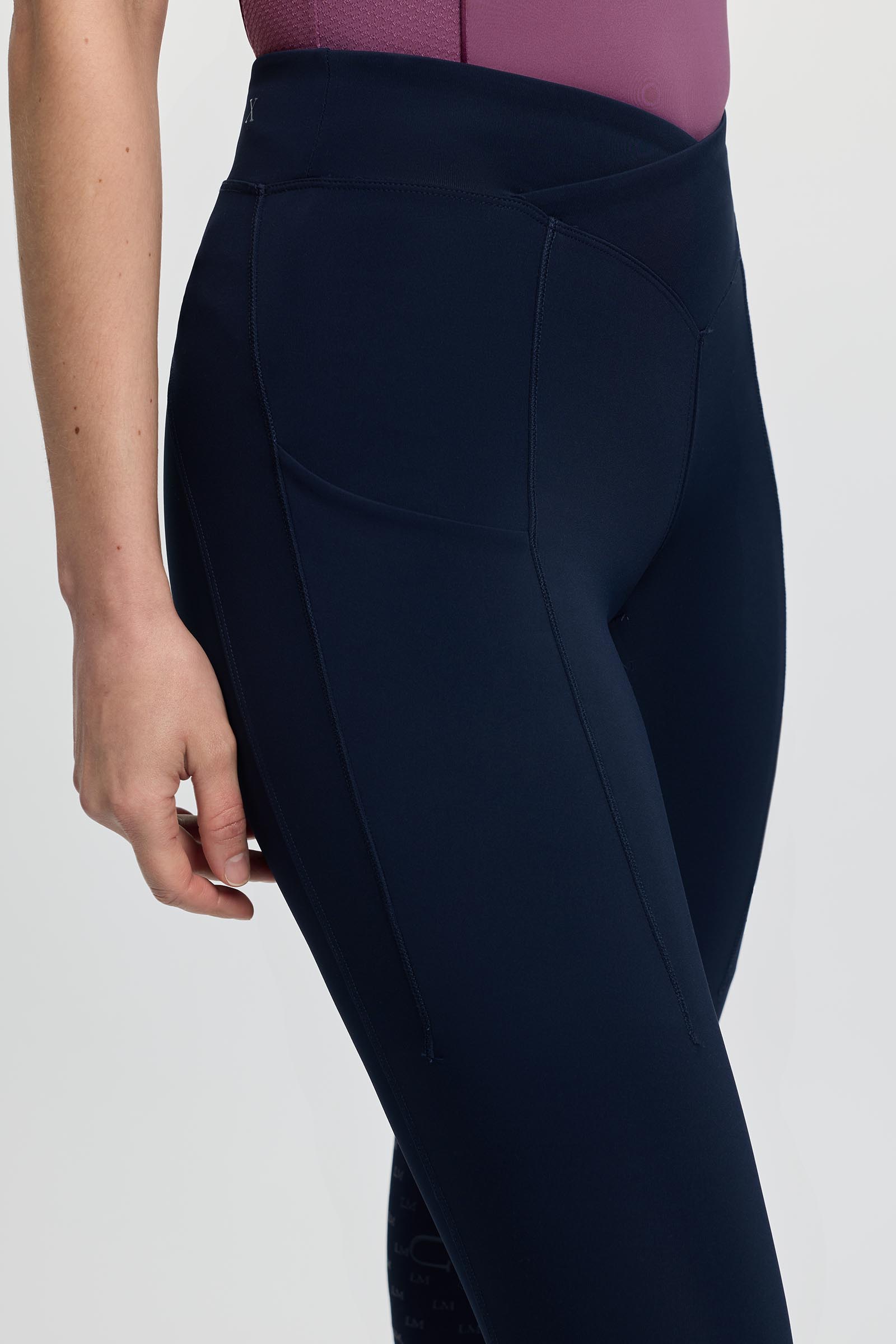 LeMieux Simone pantaloni da equitazione donna pull on con mezzo sedile crossover