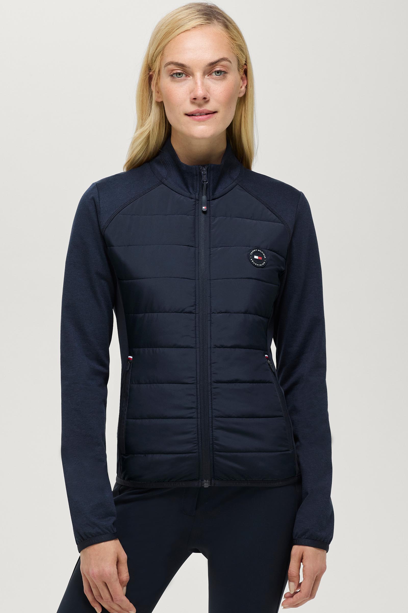 Tommy Hilfiger Equestrian Napa giacca ibrida donna