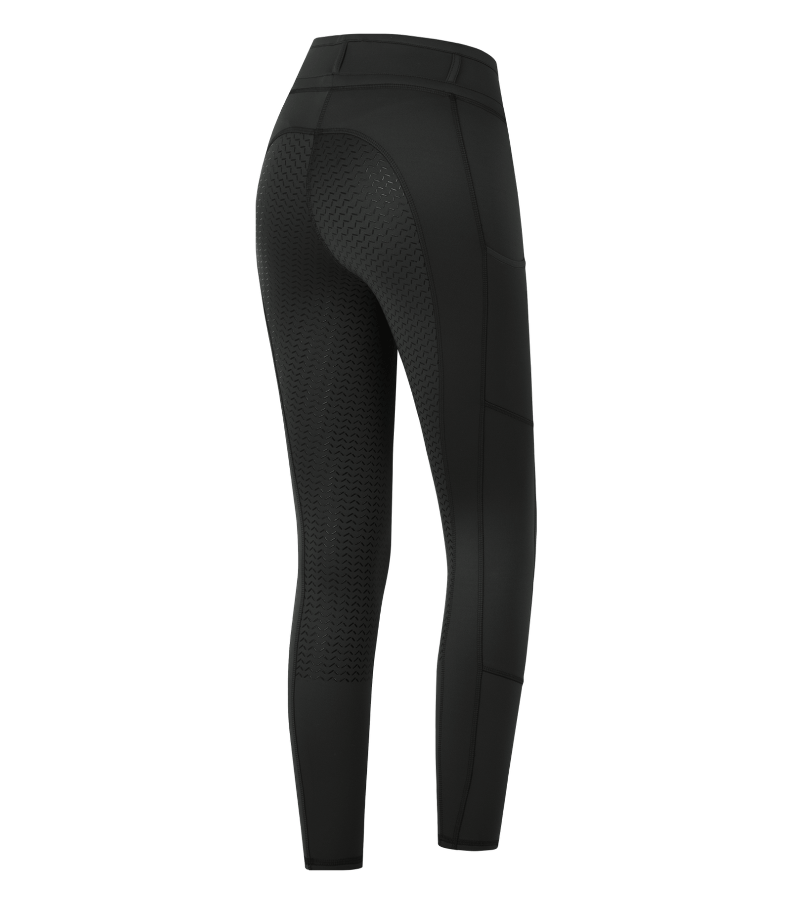 Black ELT Ella Kids' riding leggings full grip
