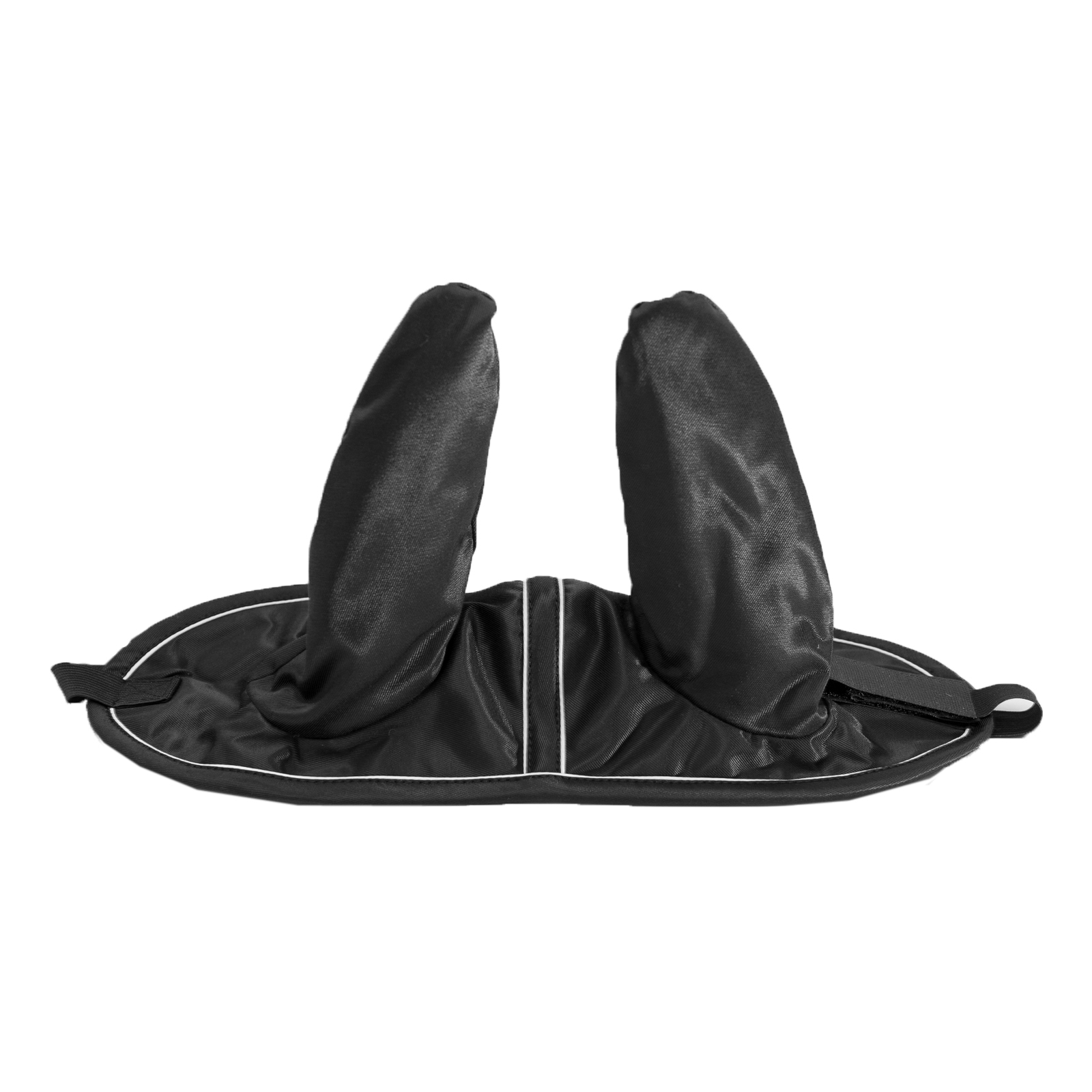 Black/Black/White Cuffia copriorecchie