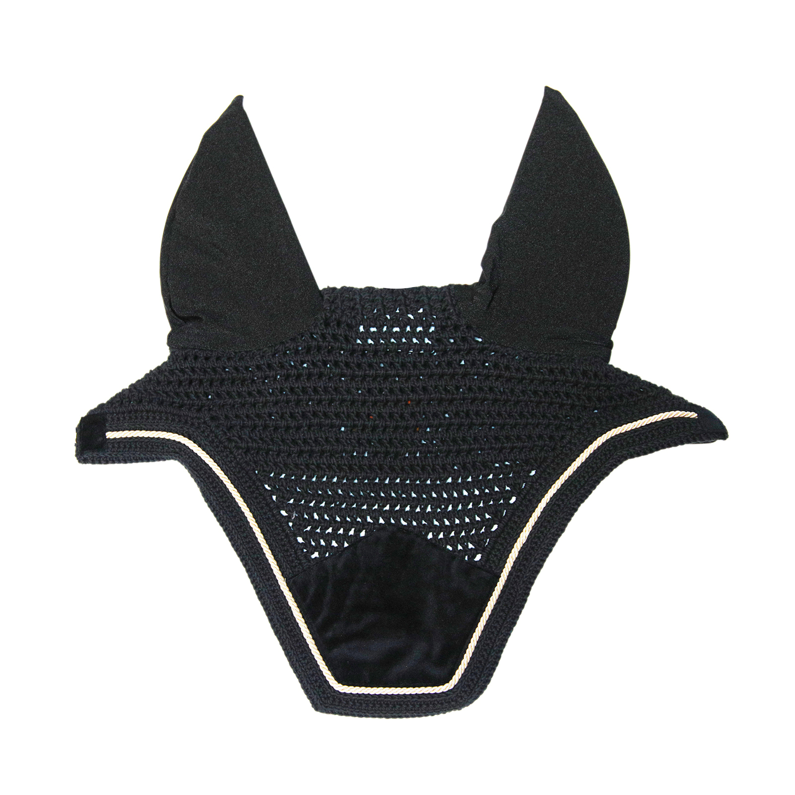 Black Kentucky Horsewear Cuffiette antimosche Wellington Velvet Basic