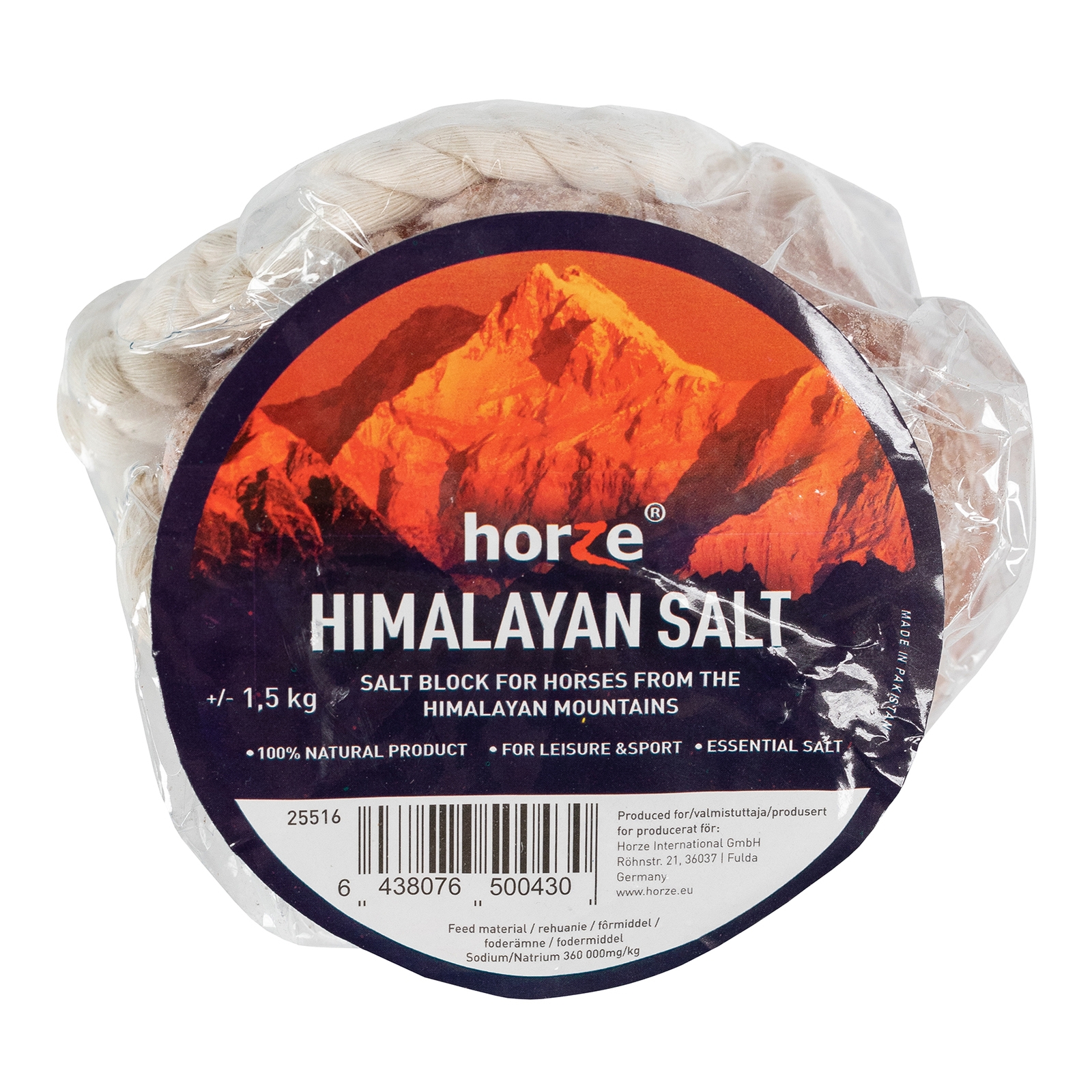 Blocco di sale per leccare, 1,5 kg