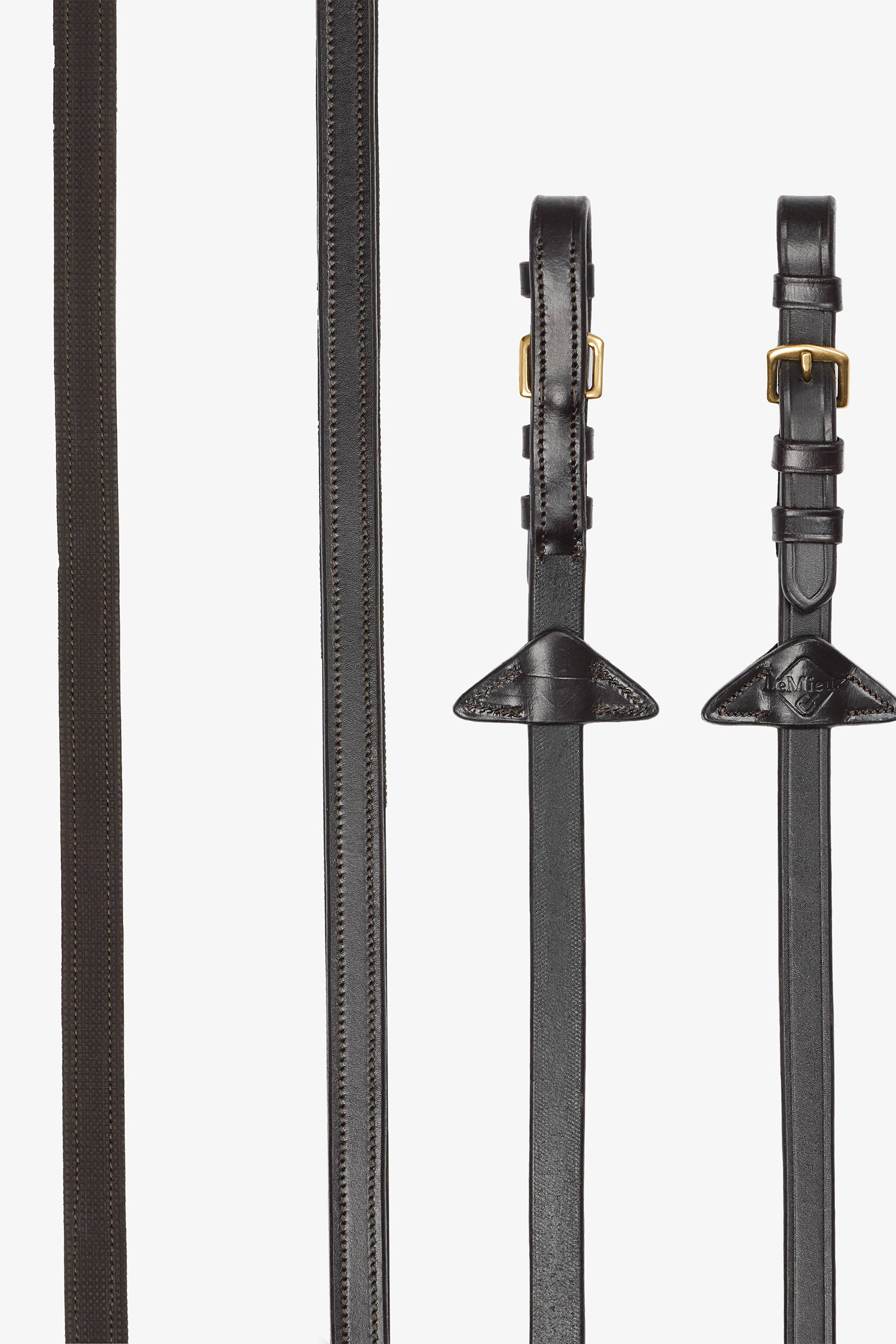 Brown/Brass LeMieux Redini in gomma con mezza fodera