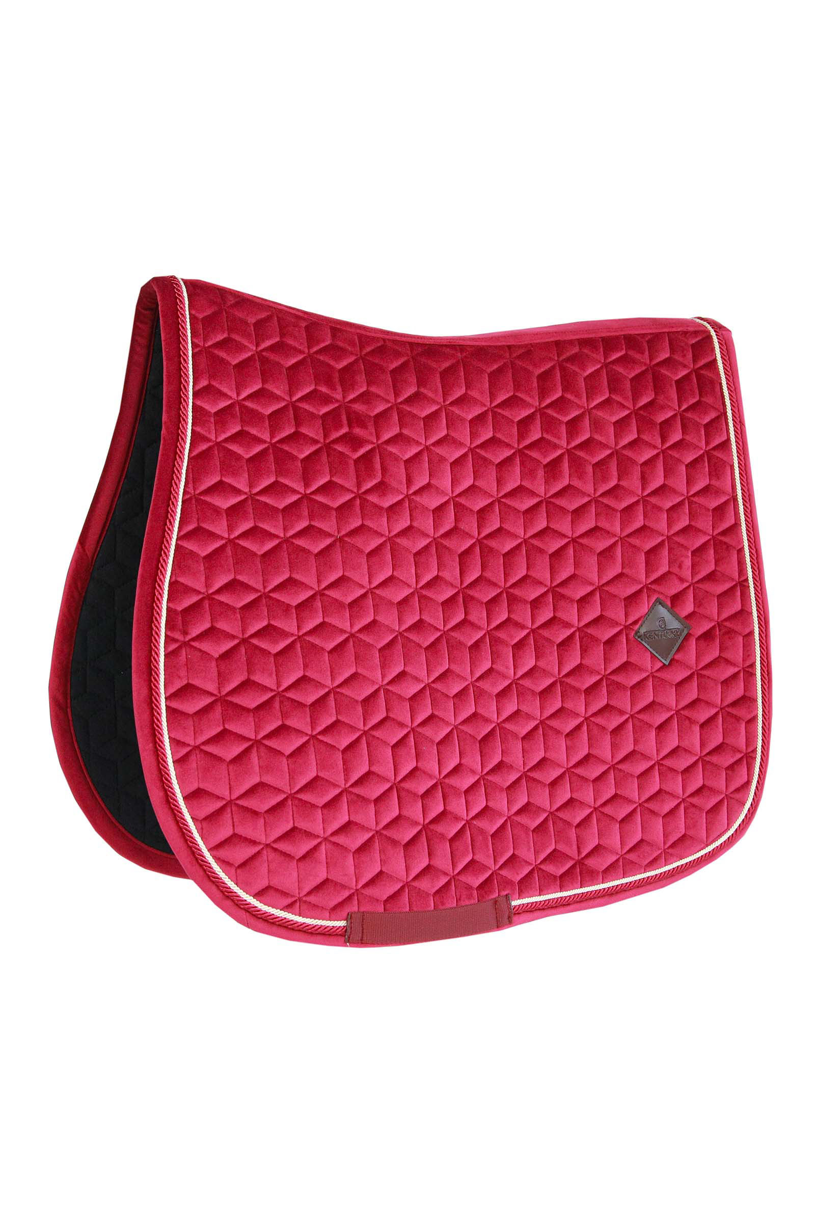 Fuschia rose Kentucky Horsewear Velvet Sottosella da salto 