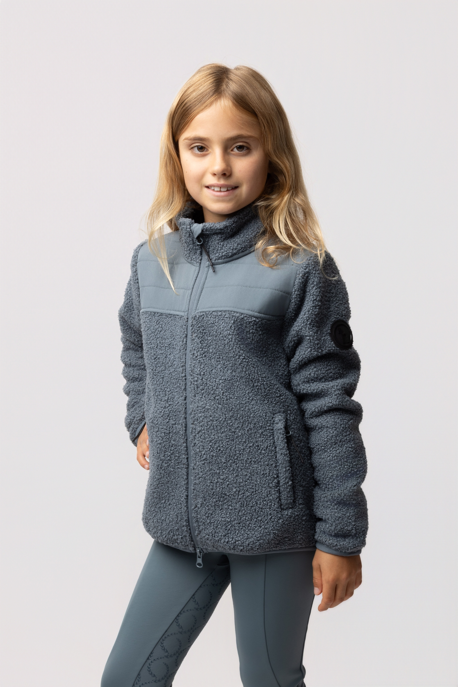 Horze Misha Giacca in fleece ibrida per bambini