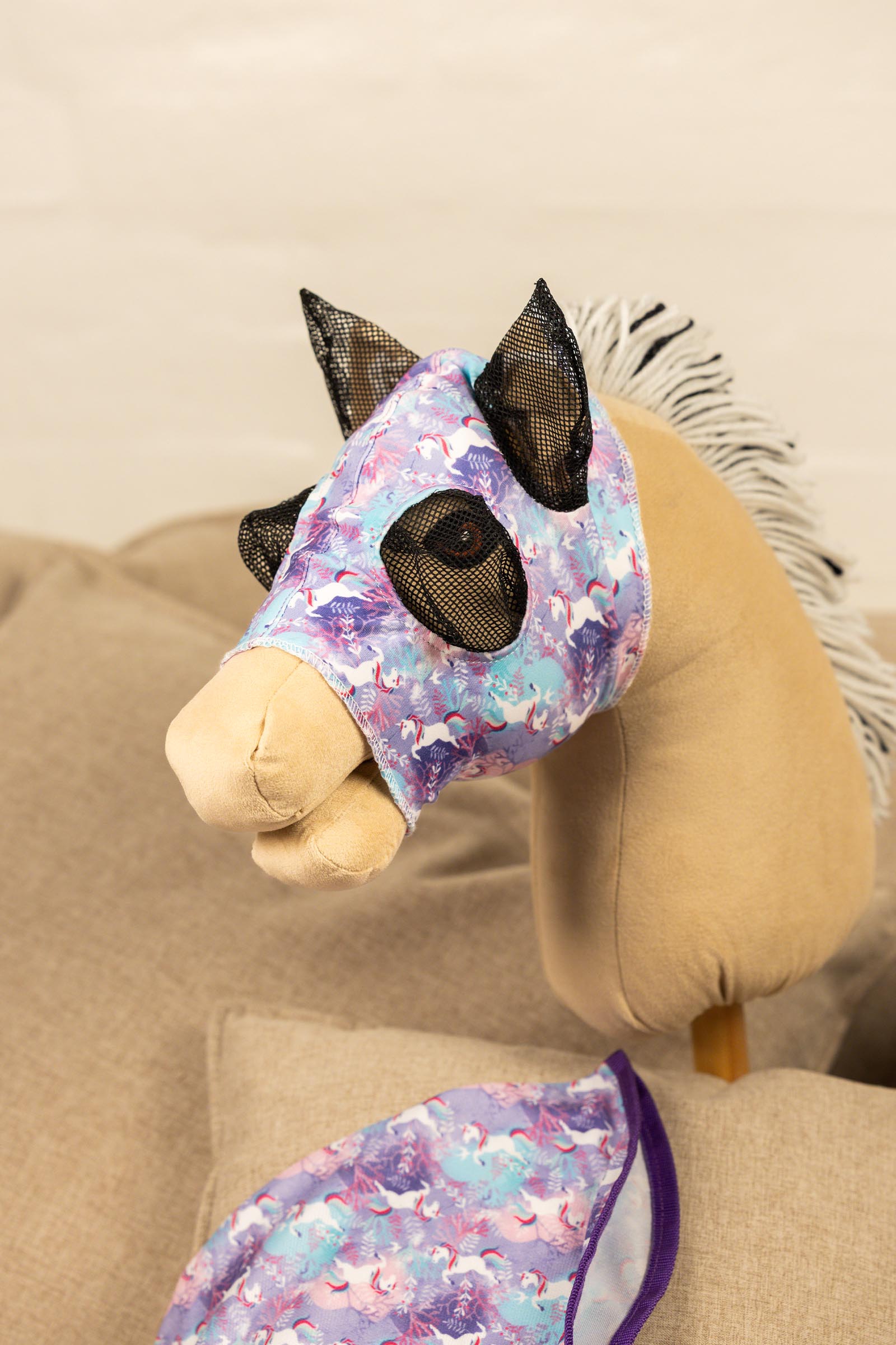 My Hobby Horse maschera anti-insetti con stampa unicorno