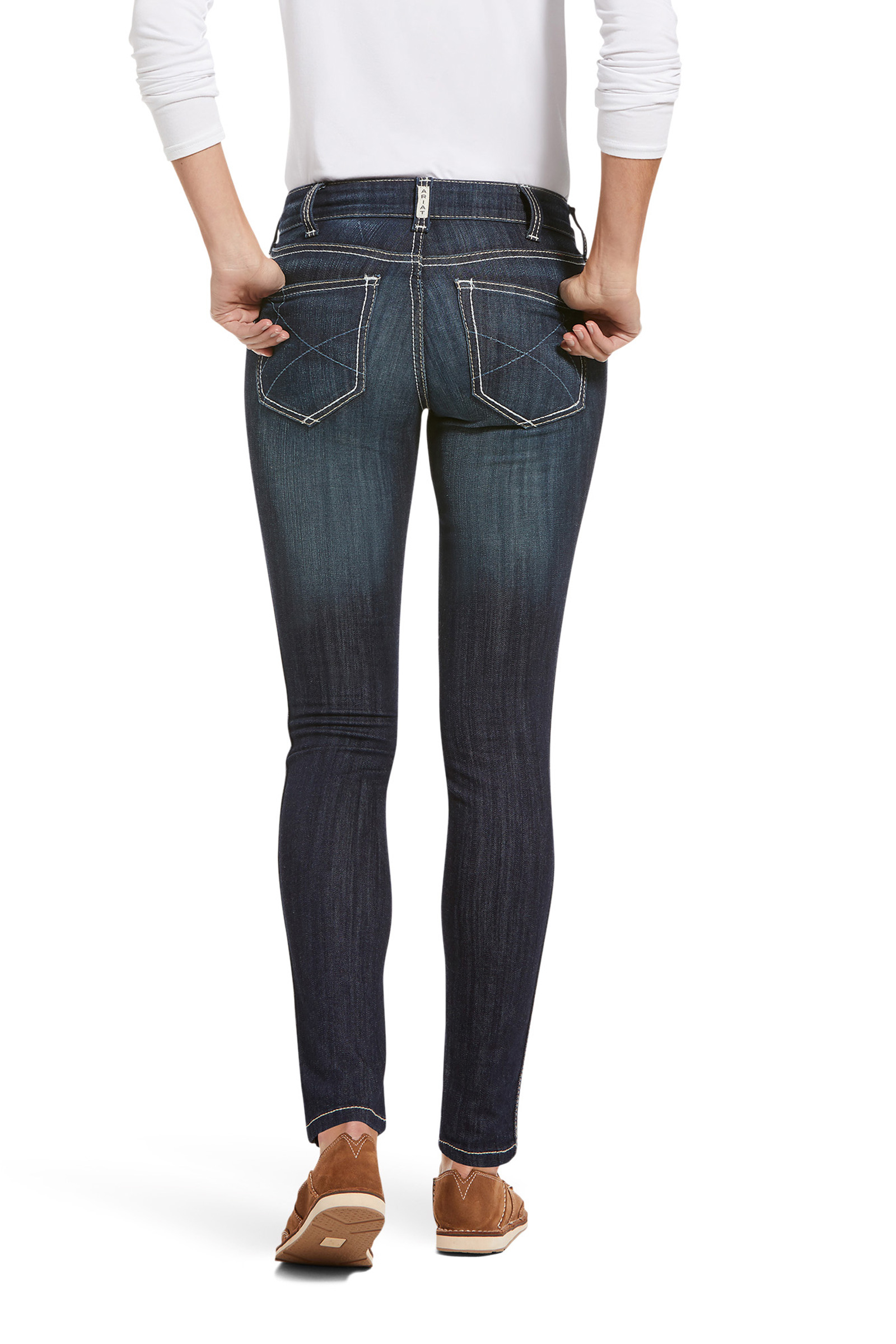 Ariat Ella R.E.A.L jeans skinny stretch da donna con vita media