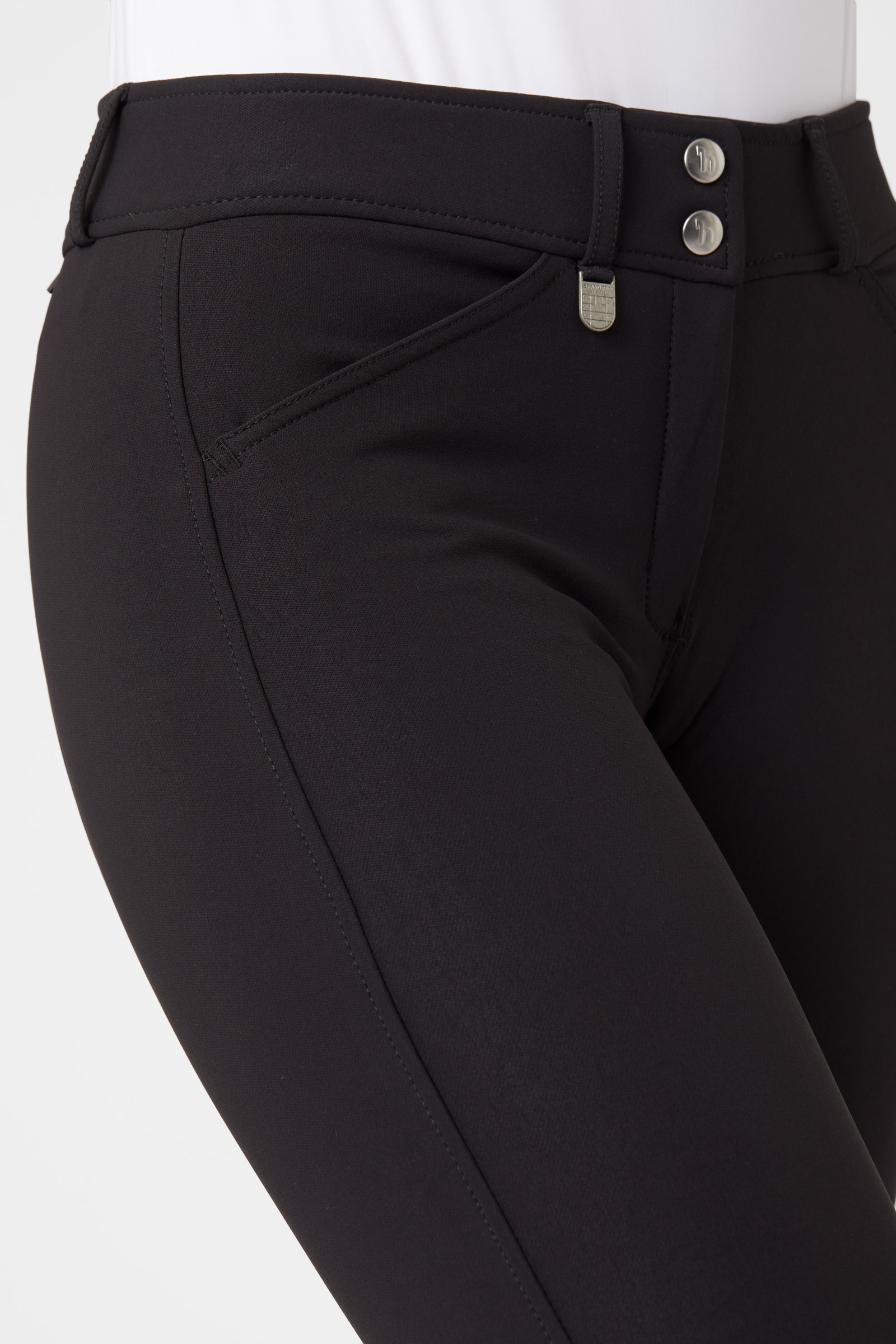 Horze Grand Prix pantaloni da equitazione donna con full seat in silicone, UPF 50+