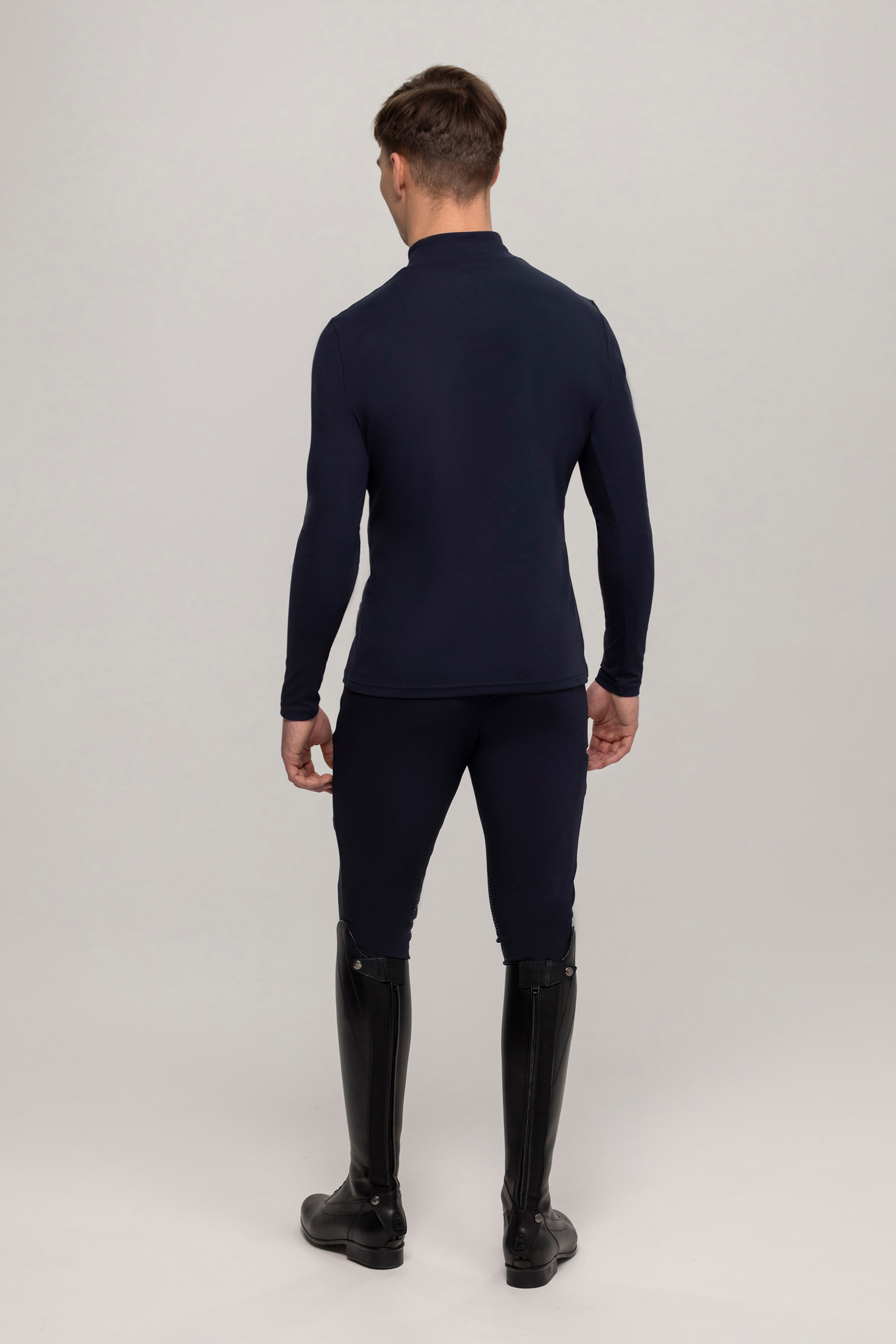 Tommy Hilfiger Equestrian Phoenix camicia a maniche lunghe con collo alto per uomo