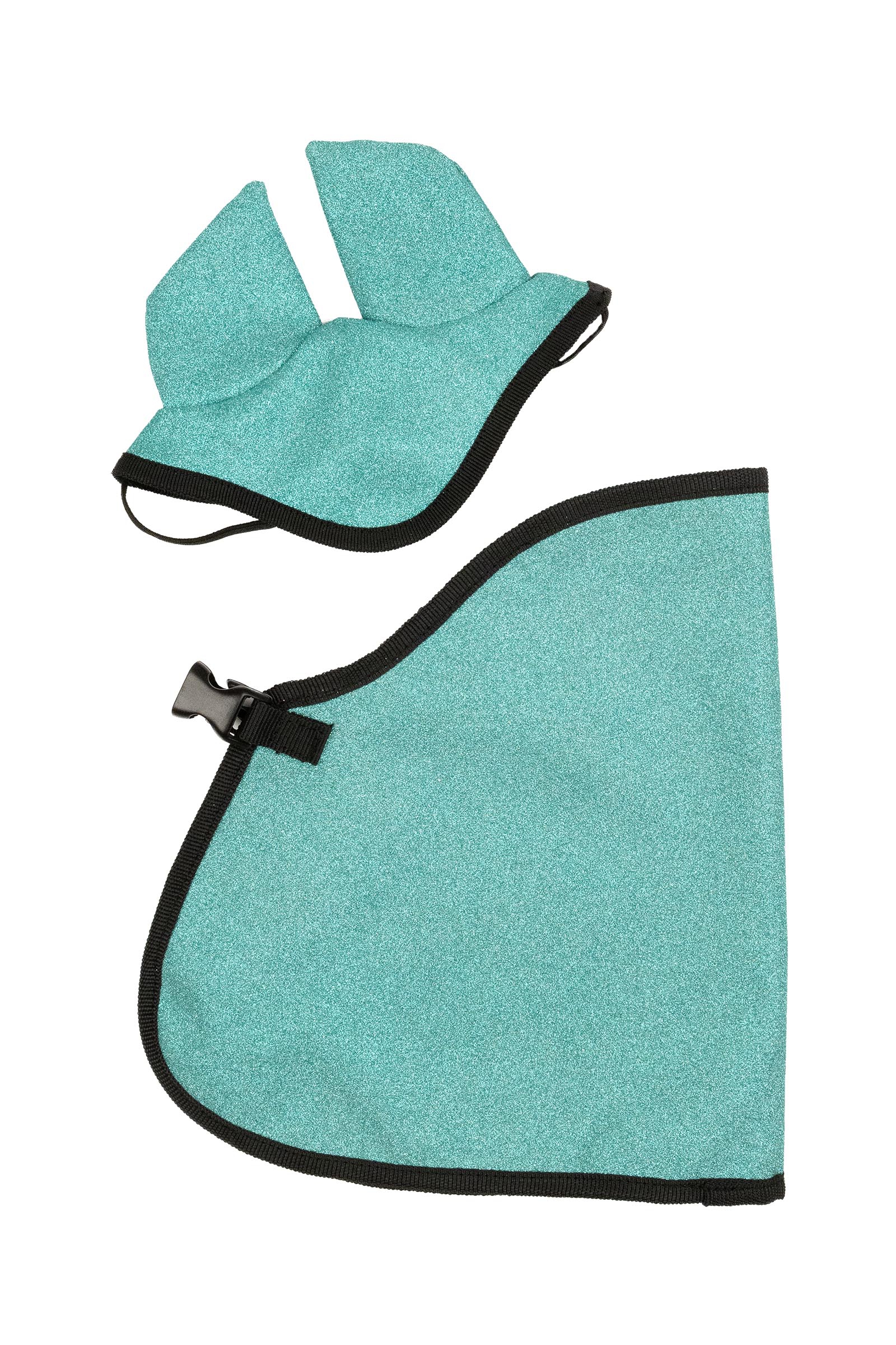 Blue My Hobby Horse coperta e cuffia antimosche