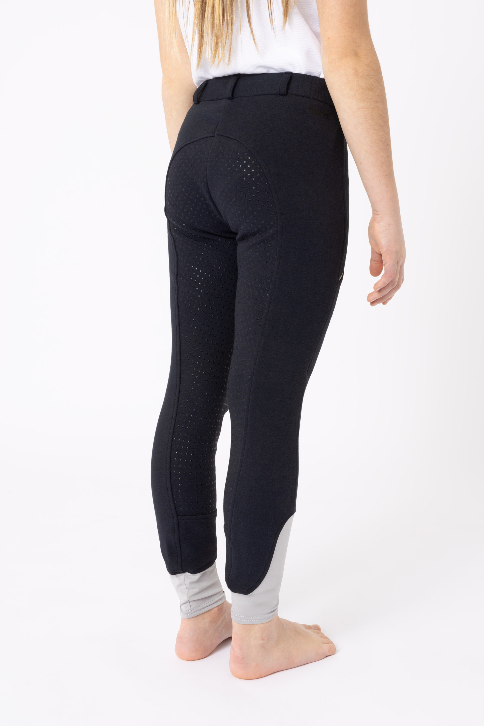 Horze Felicia leggins da equitazione con full seat per bambini