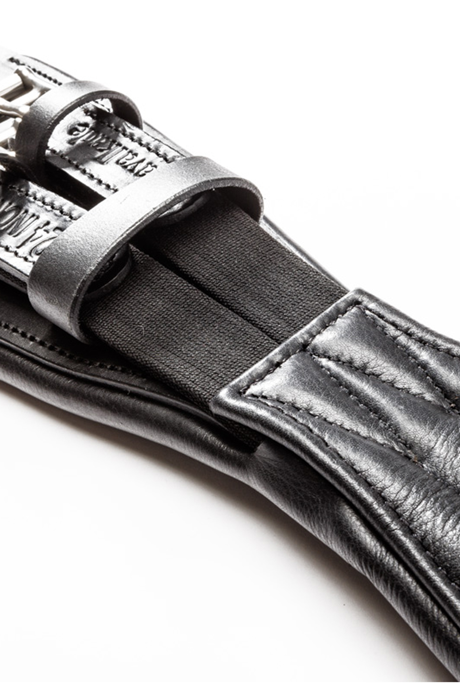 Sottopancia corto Kavalkade in morbida pelle Casper con elastico