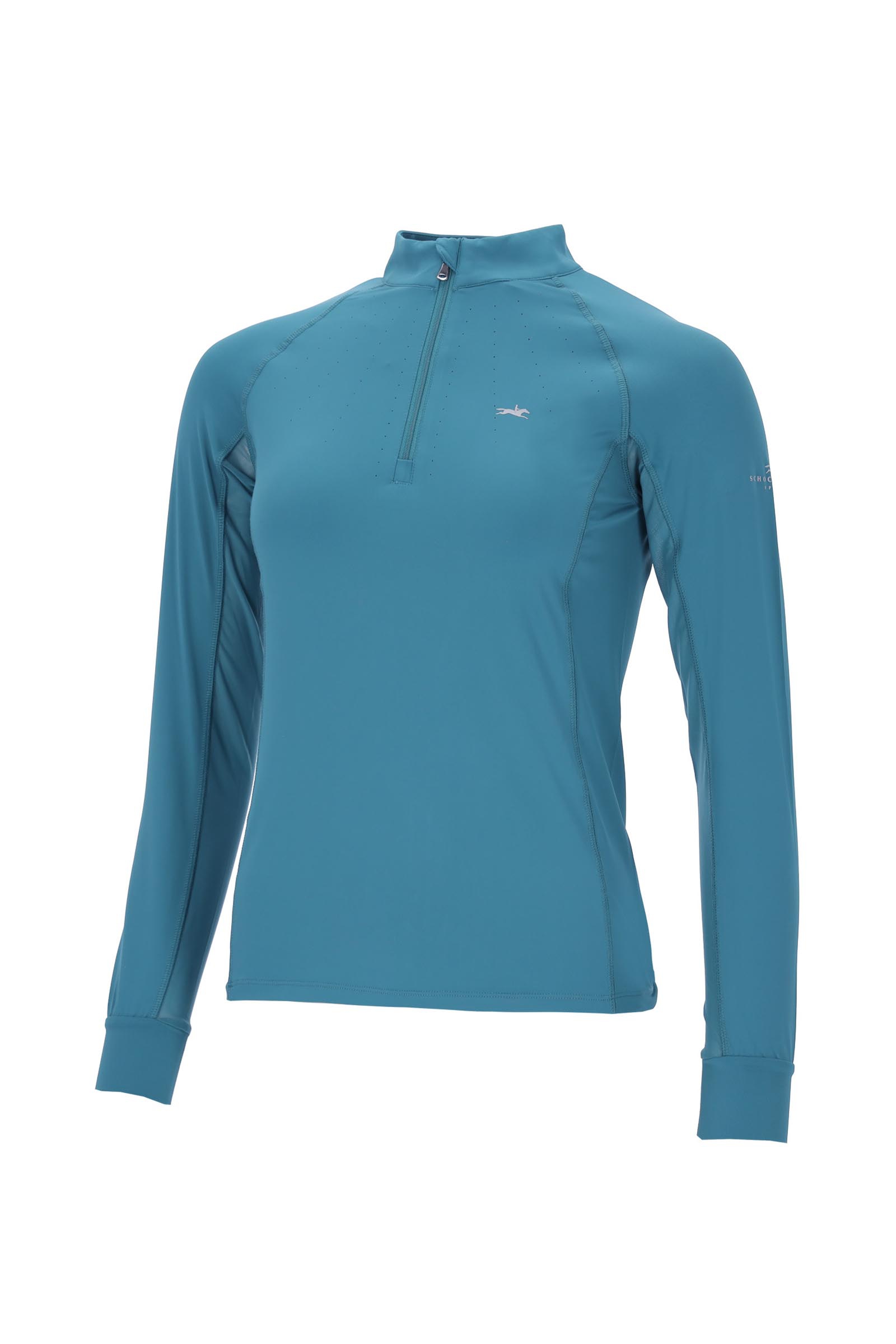 Colonial Blue Schockem&ouml;hle Sports Angie Style maglia da allenamento donna a maniche lunghe