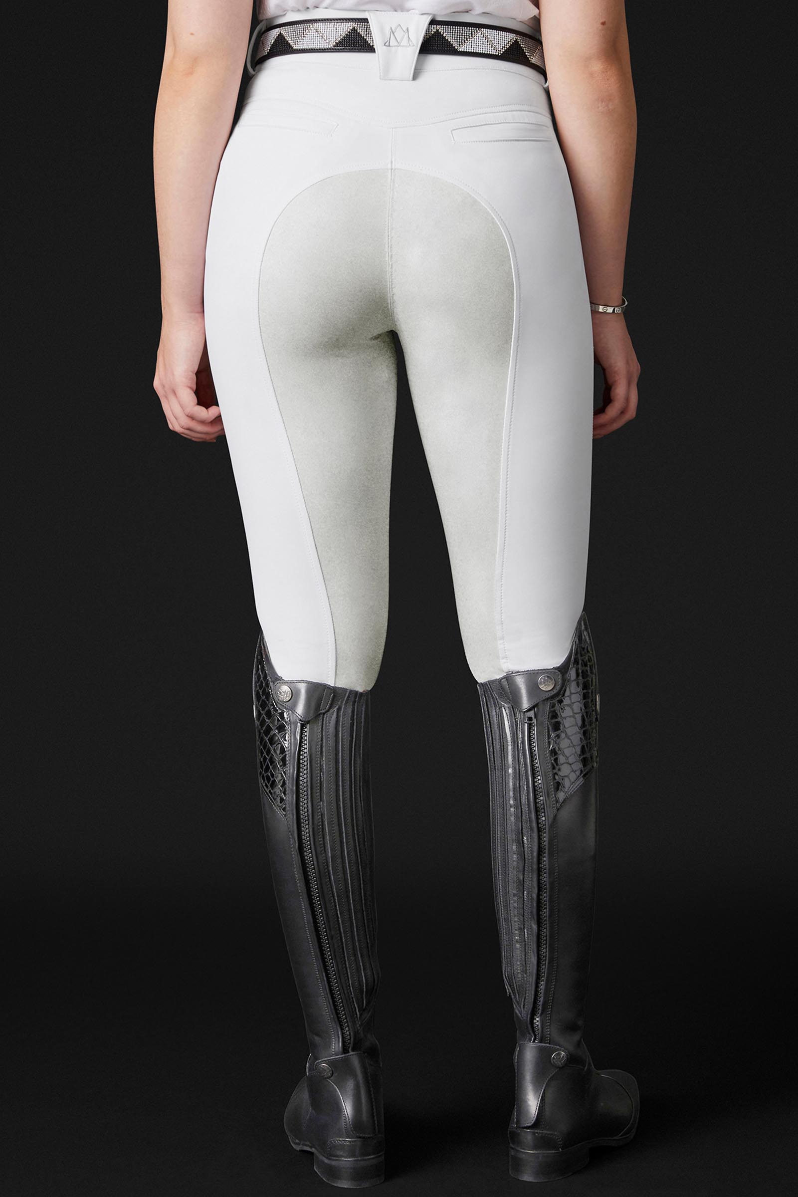 WH/AB Mountain Horse Diana pantaloni da equitazione donna full grip