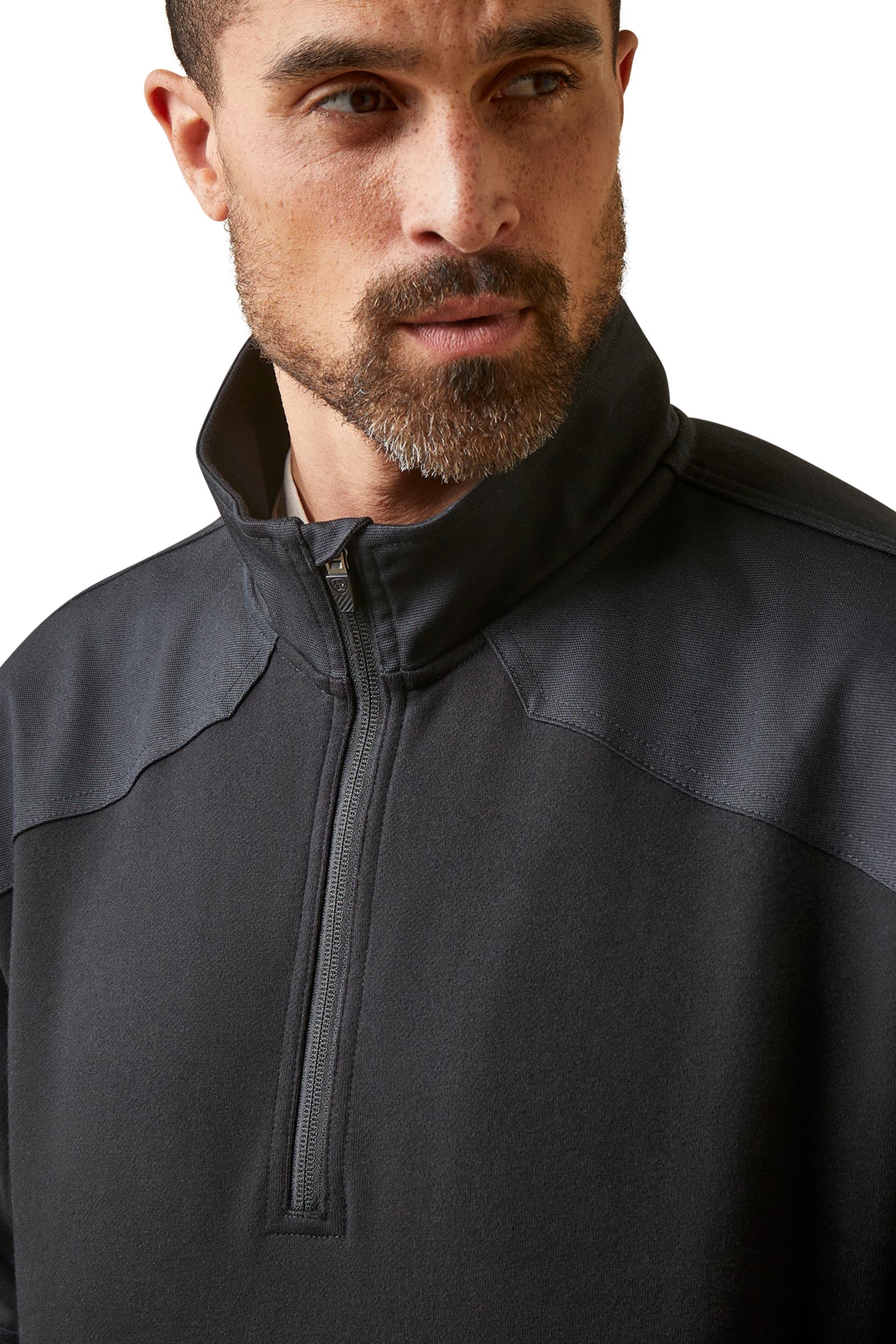 Ariat Rebar Workman Duracanvas Felpa uomo con zip 1/4