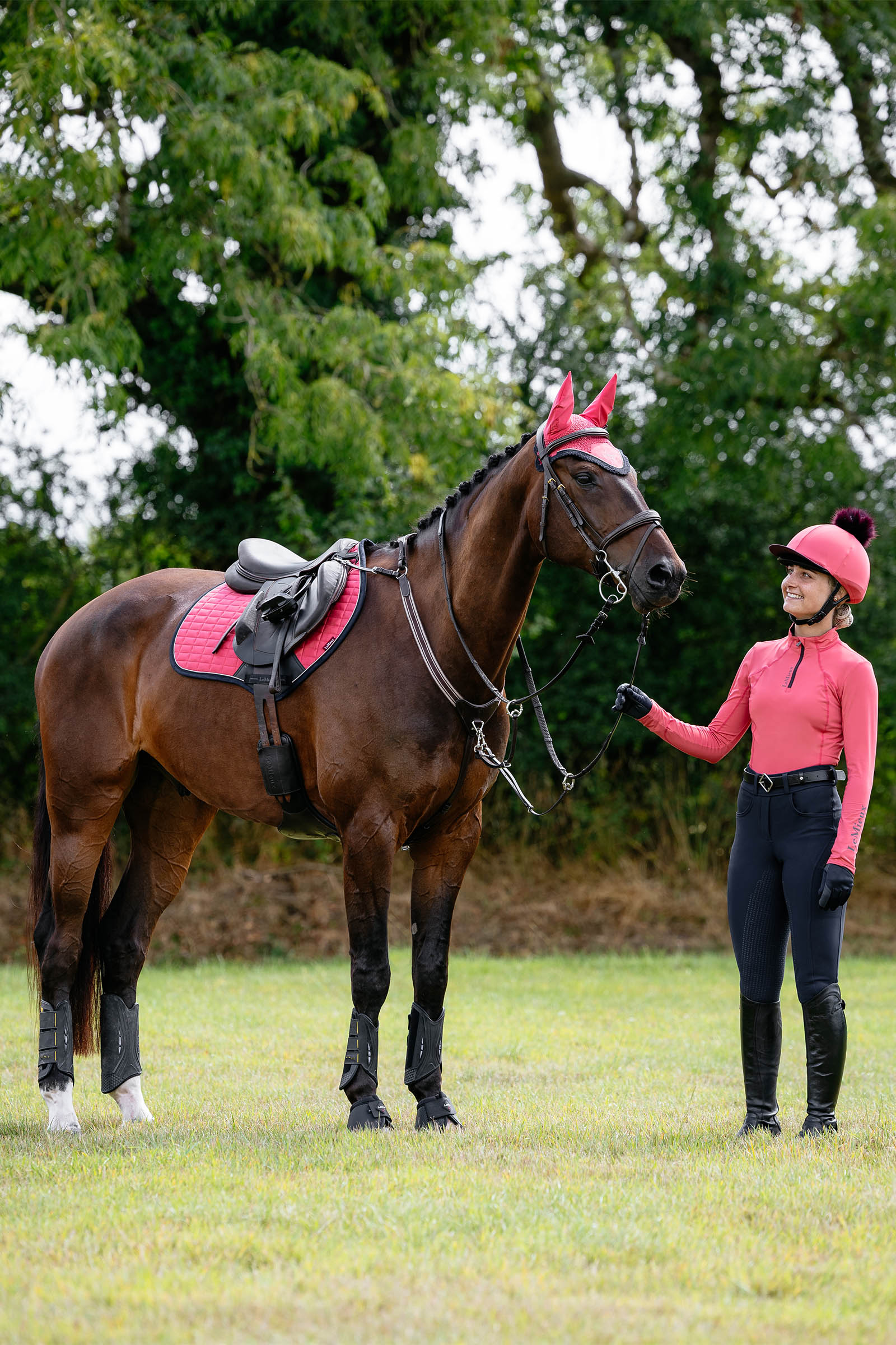 LeMieux Suede Square CC Sottosella da salto