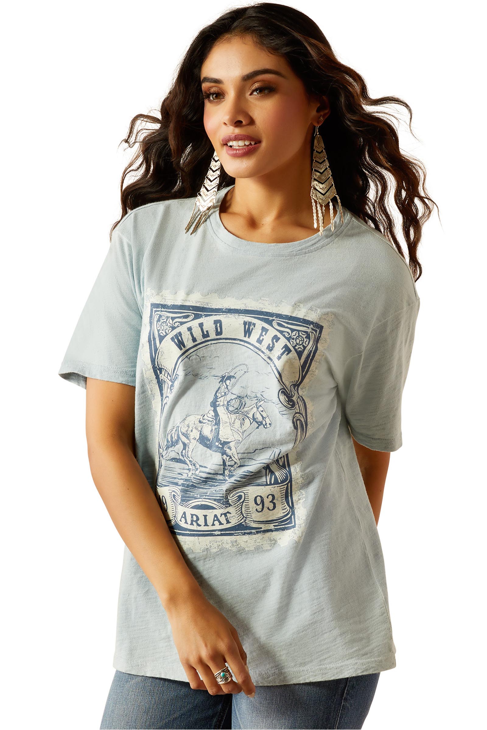 Ariat Wild West Stamp T-shirt da donna