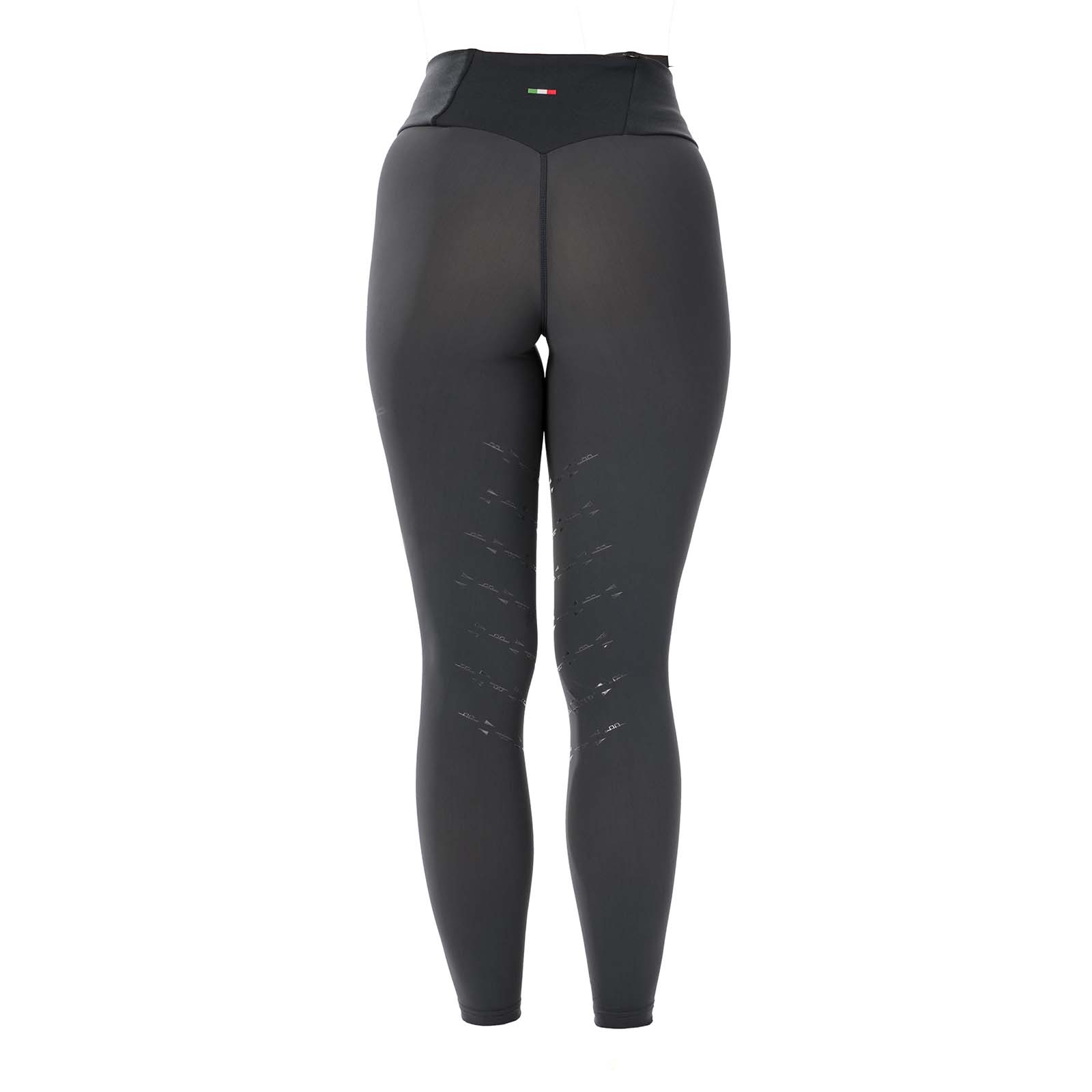 Grey AA Platinum Leggins da equitazione con patch al ginocchio