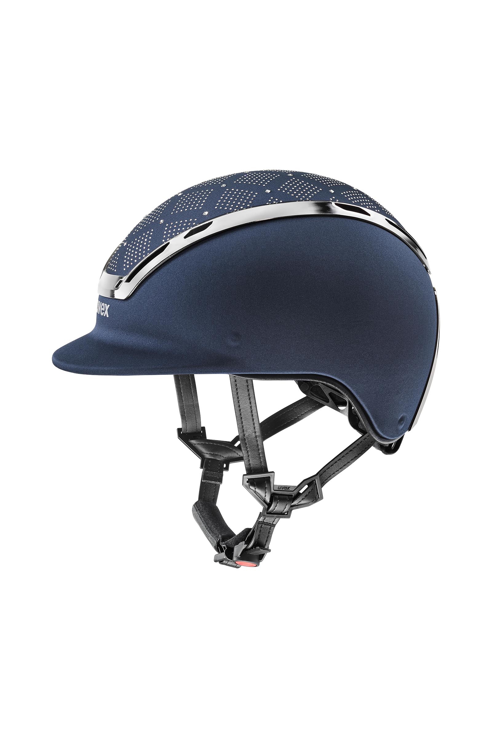 navy Uvex Exxeed Jewel Casco da equitazione