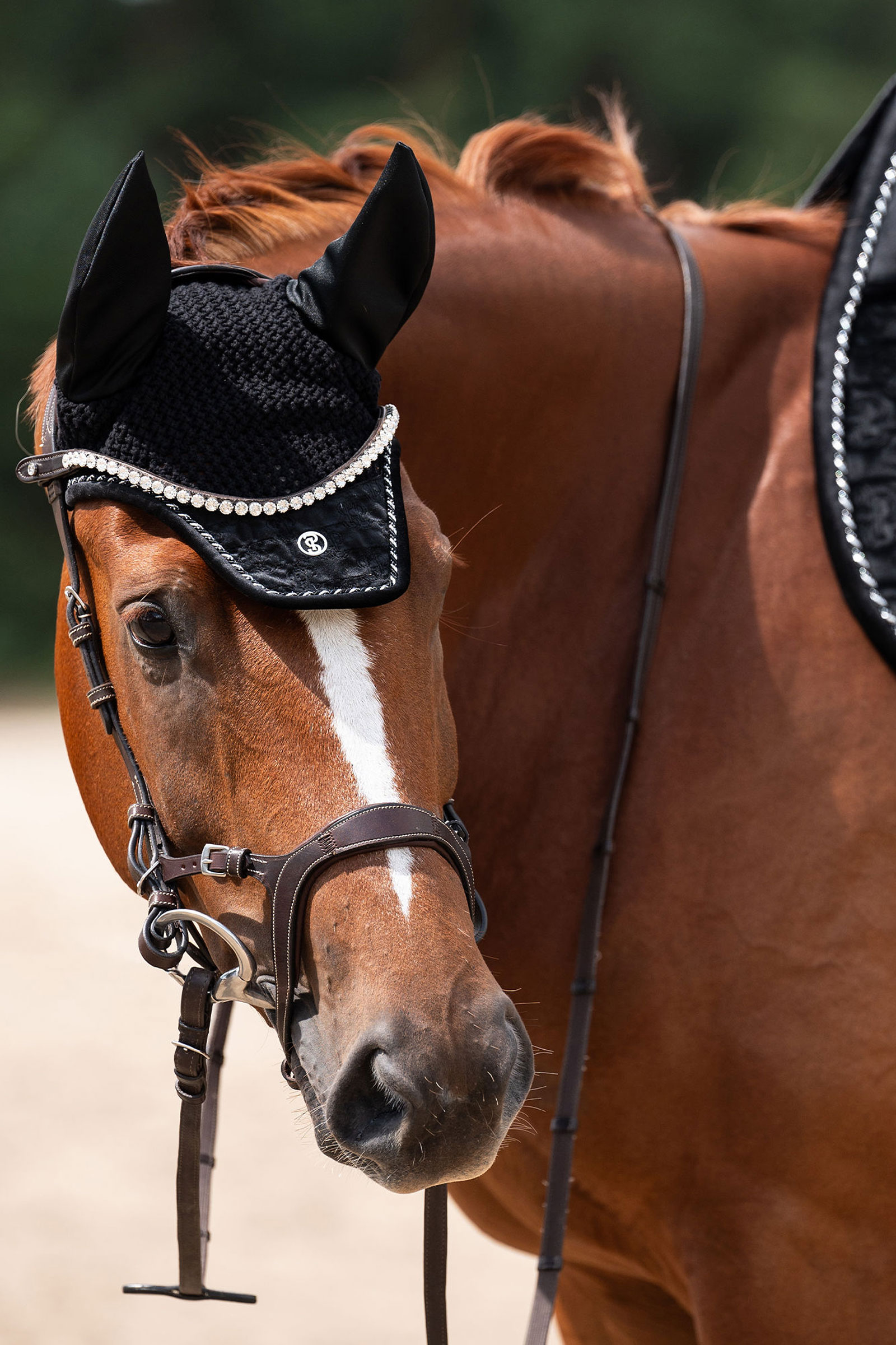 PS of Sweden cuffia anti-mosche Velvet Monogram