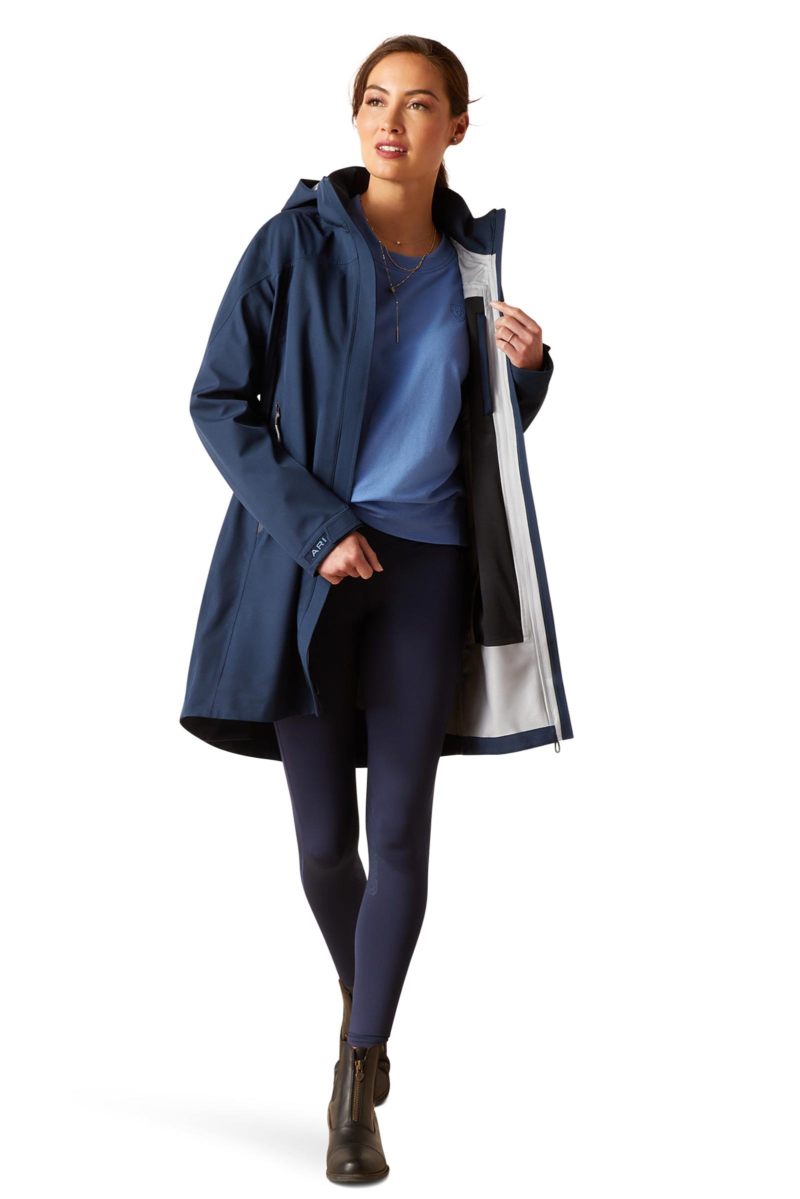 Ariat Coastal H2O Parka lungo impermeabile donna