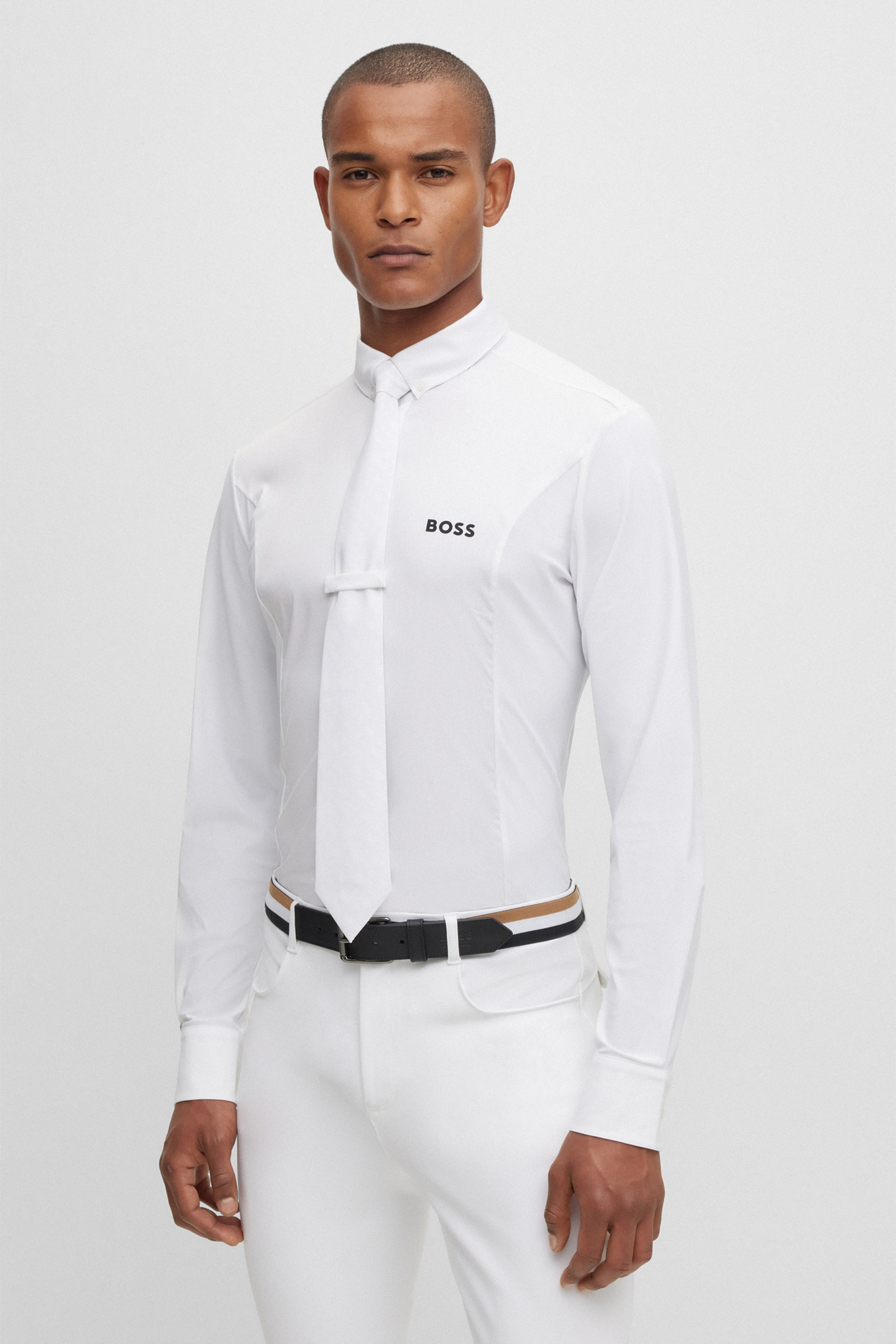 Camicia da spettacolo Boss Norman da uomo