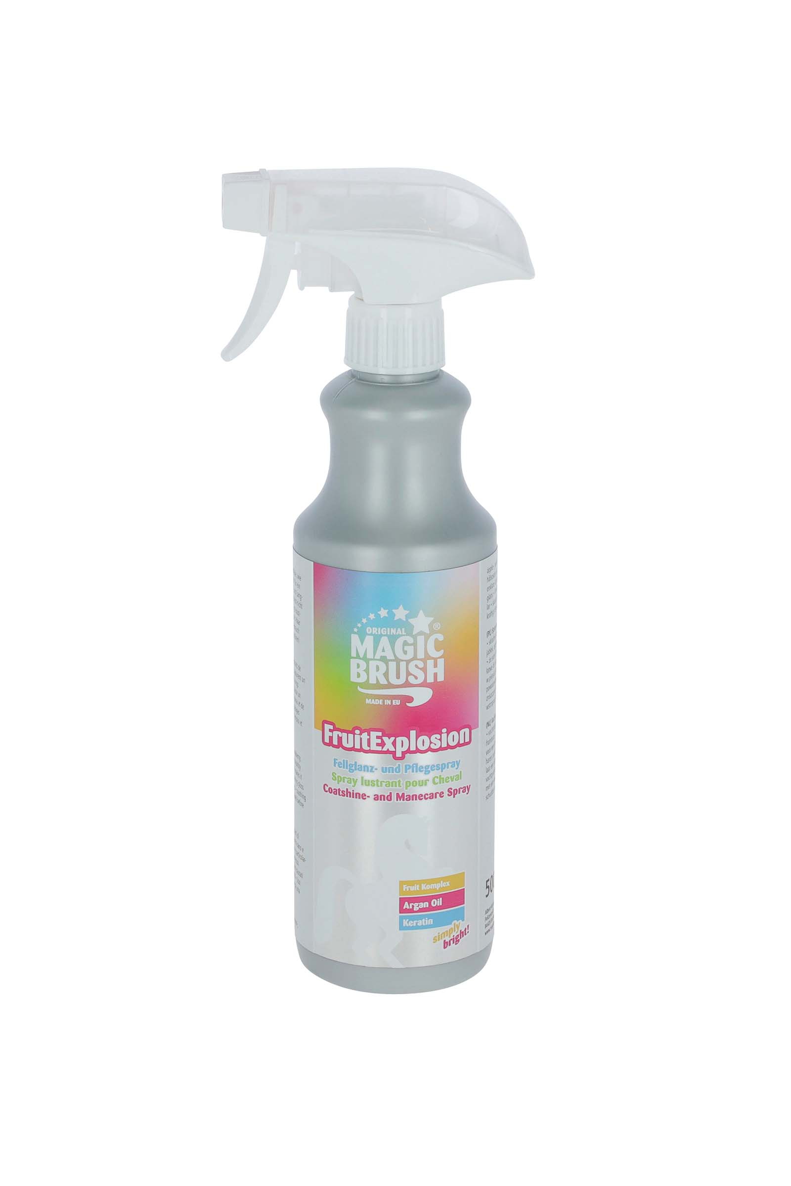 MagicBrush Fruit Explosion spray lucidante e curativo per mantello e criniera, 500 ml