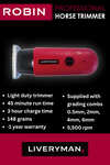 Liveryman Robin Tosatrice per rifiniture per cavalli