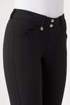 Horze Grand Prix pantaloni da equitazione donna con full seat in pelle, UPF 50+