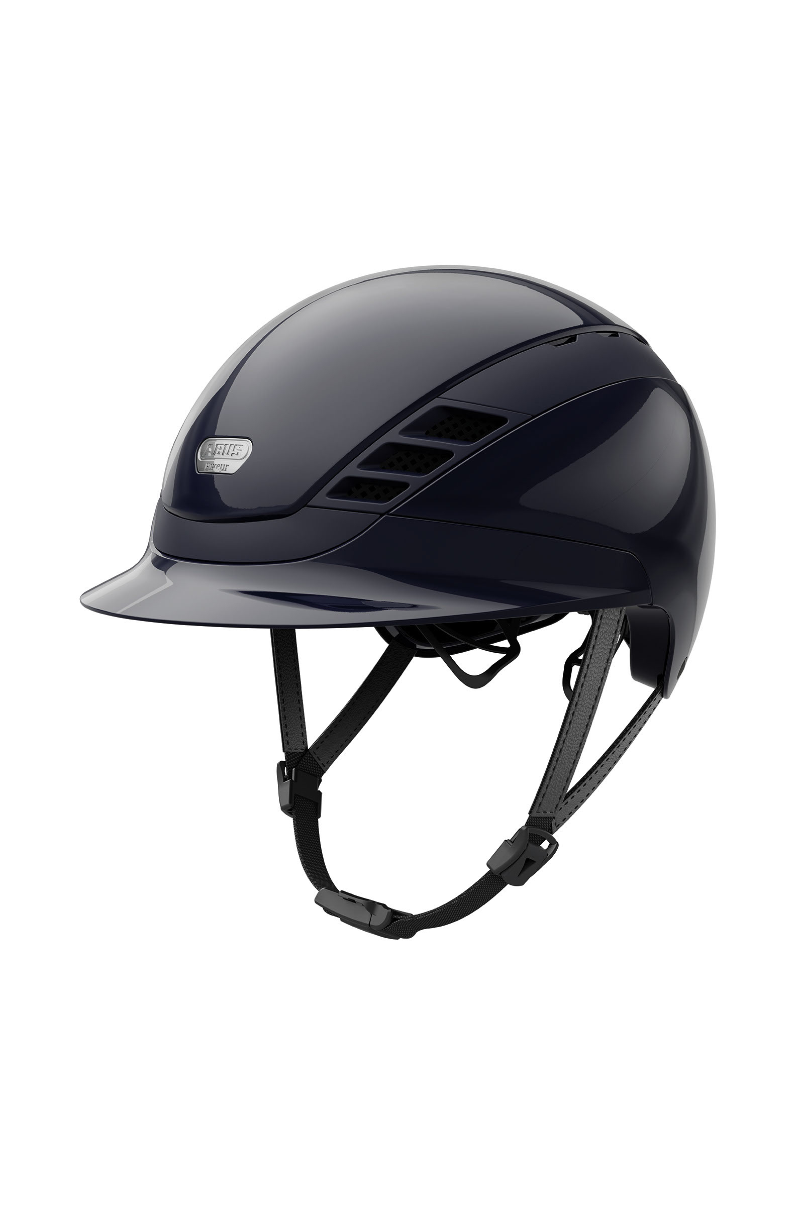 Dark Blue/ Shiny Abus Pikeur AirLuxe Pure Casco da equitazione