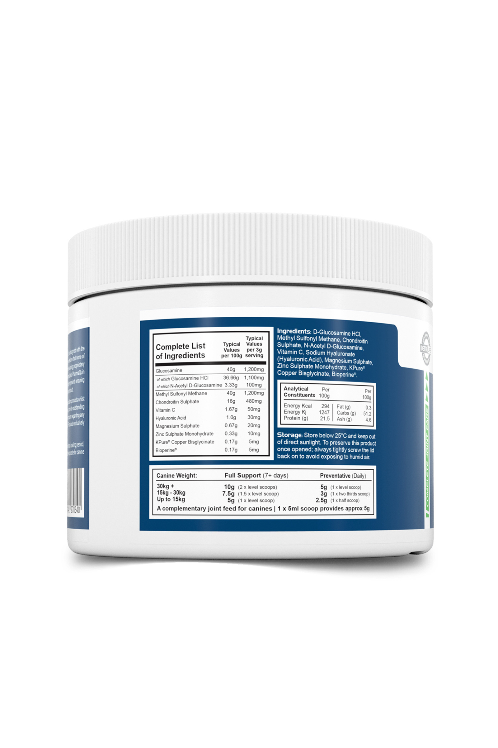 Integratore per cani PharmaQuin Joint Complete Ha, 300 g