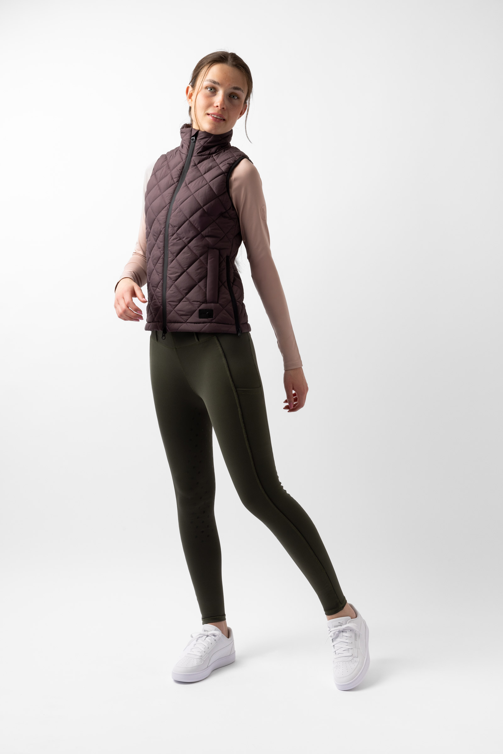 Gilet da equitazione imbottito da donna Horze Young Rider Naia