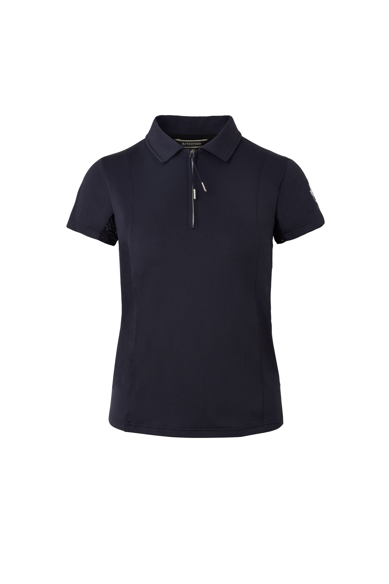 Dark Navy B Vertigo polo a maniche corte Claudine da donna
