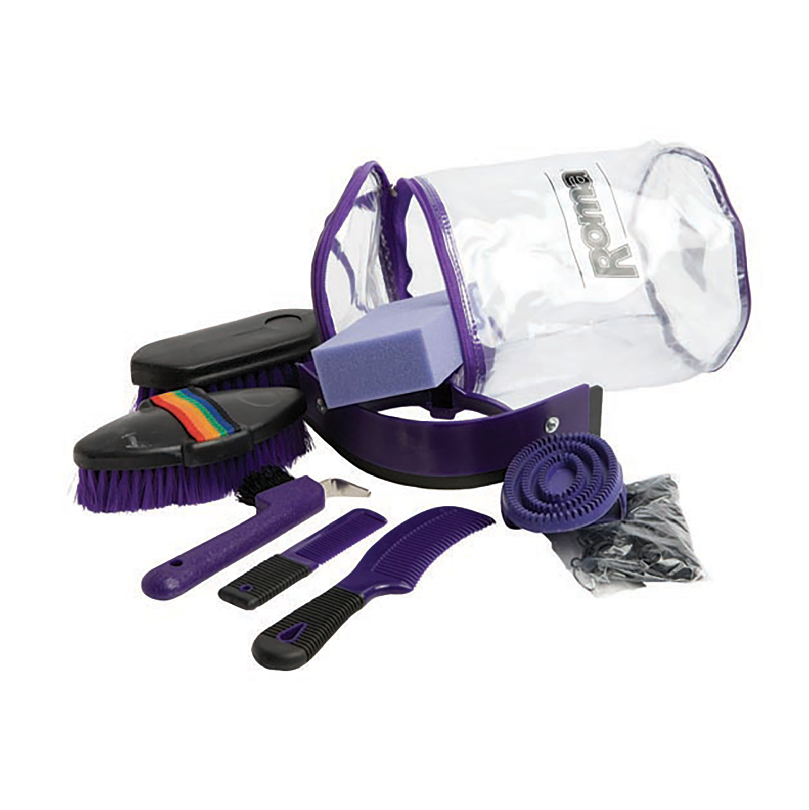 Purple Kit per toelettatura Roma Cylinder 9 pezzi