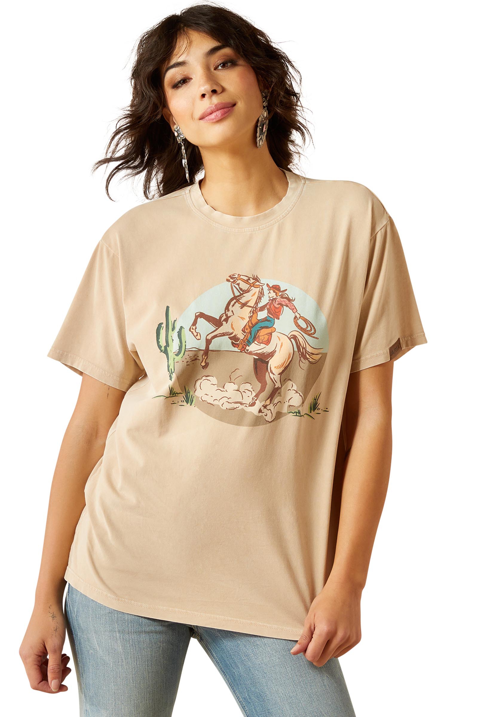 Ariat Ride On t-shirt da donna