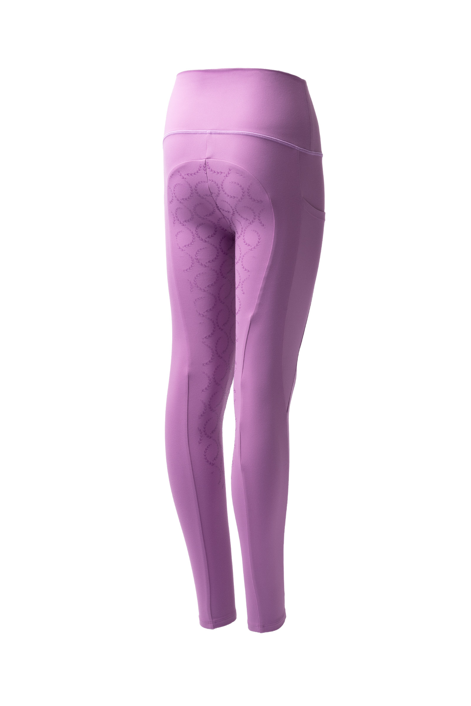 Pale pansey Horze Gillian Leggins full seat a compressione da bambini