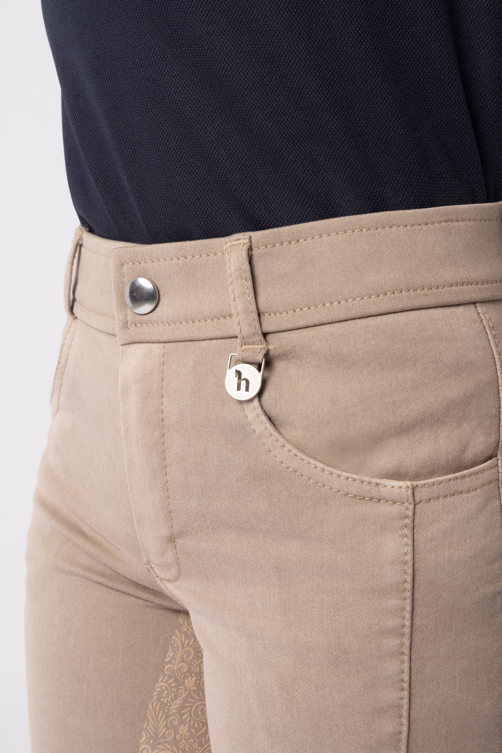Horze Suki Pantaloni da equitazione con full grip, da bambino