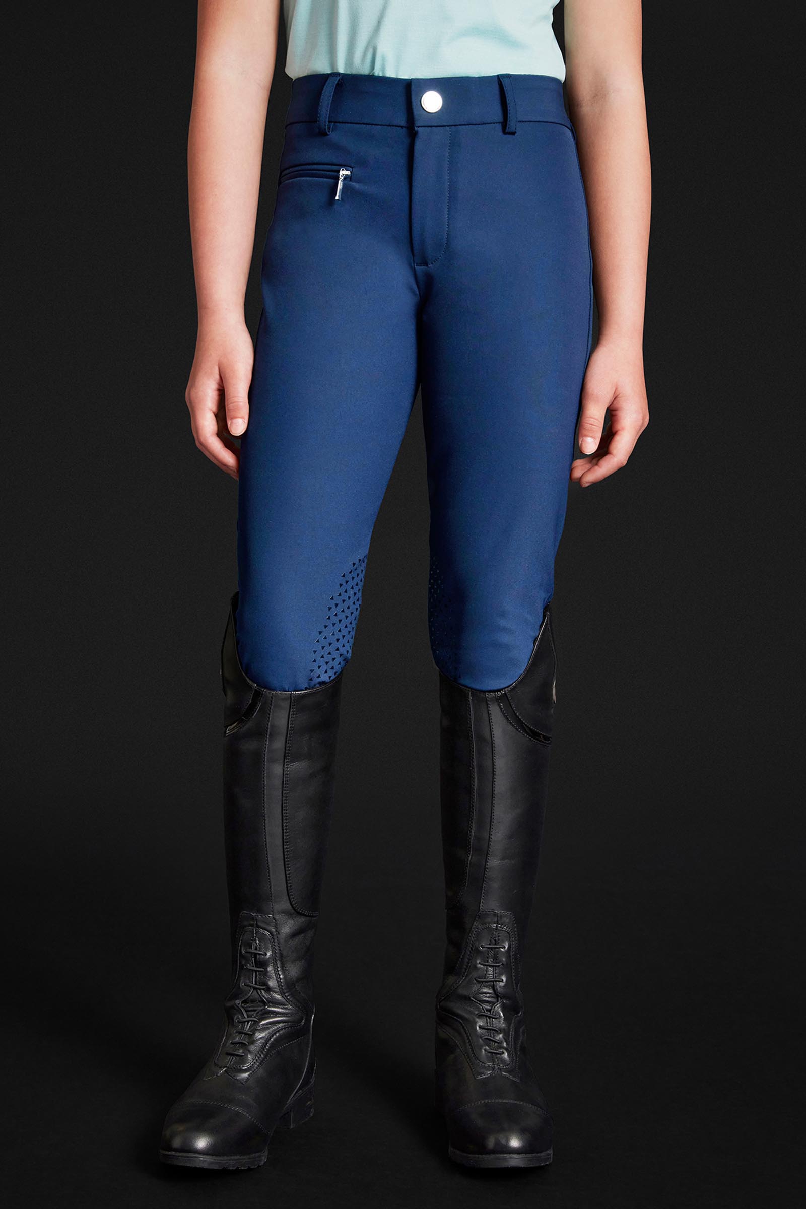 Mountain Horse Crown pantaloni da equitazione bambino grip al ginocchio