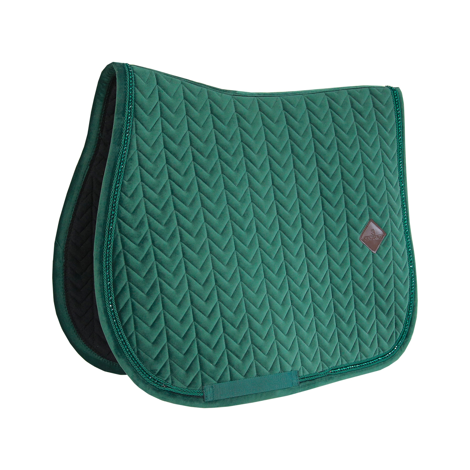 Green Sottosella da dressage Kentucky Horsewear Velvet Pearls