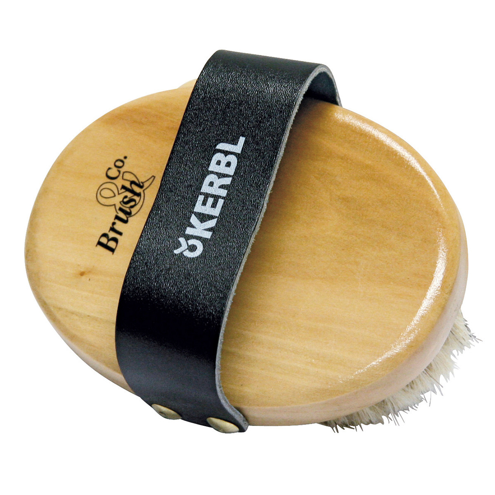 Spazzola per cavalli Brush&Co, dorso in legno