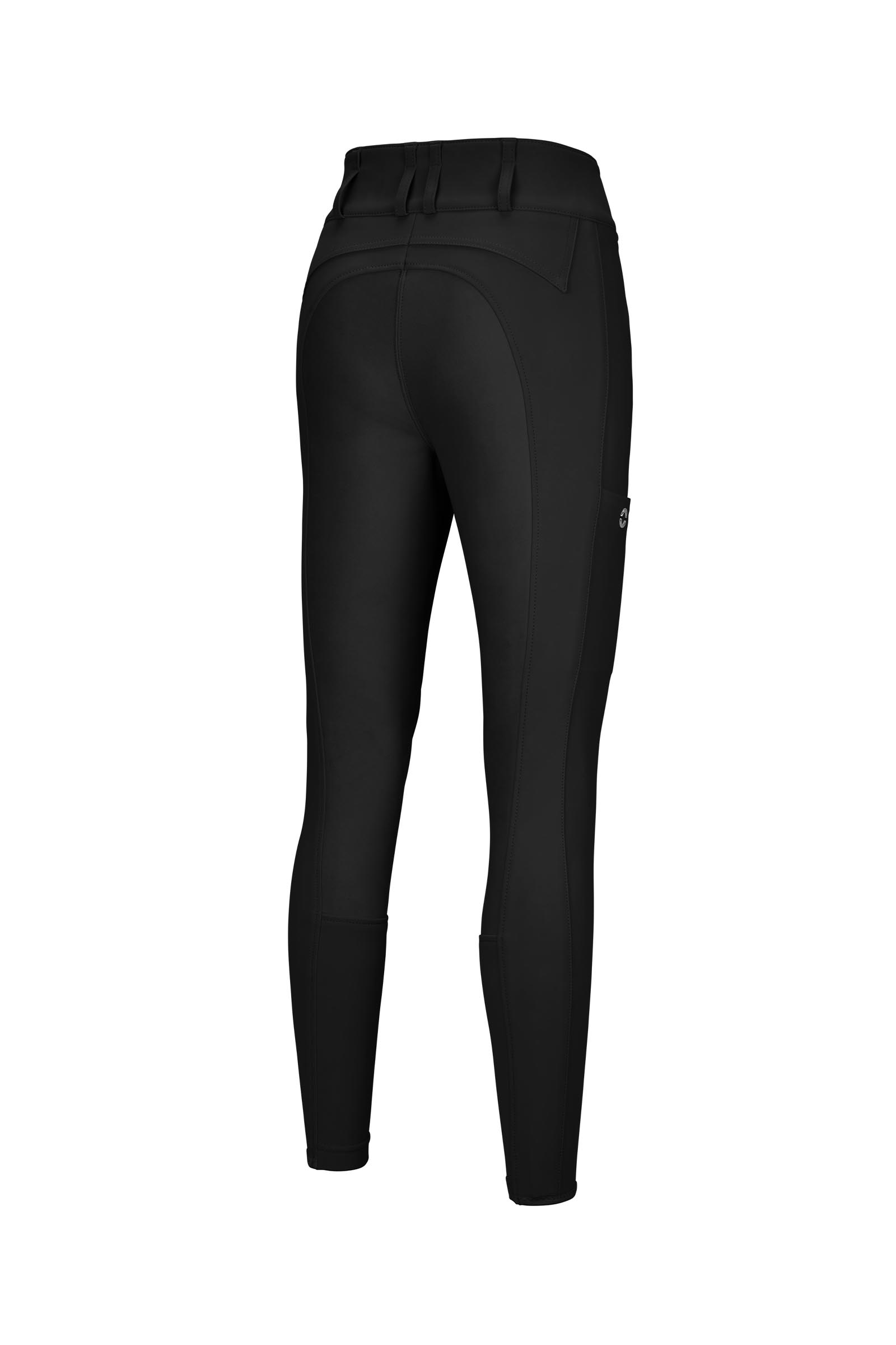 Black Pikeur New Candela FFL Pantaloni da equitazione donna vita alta con grip integrale