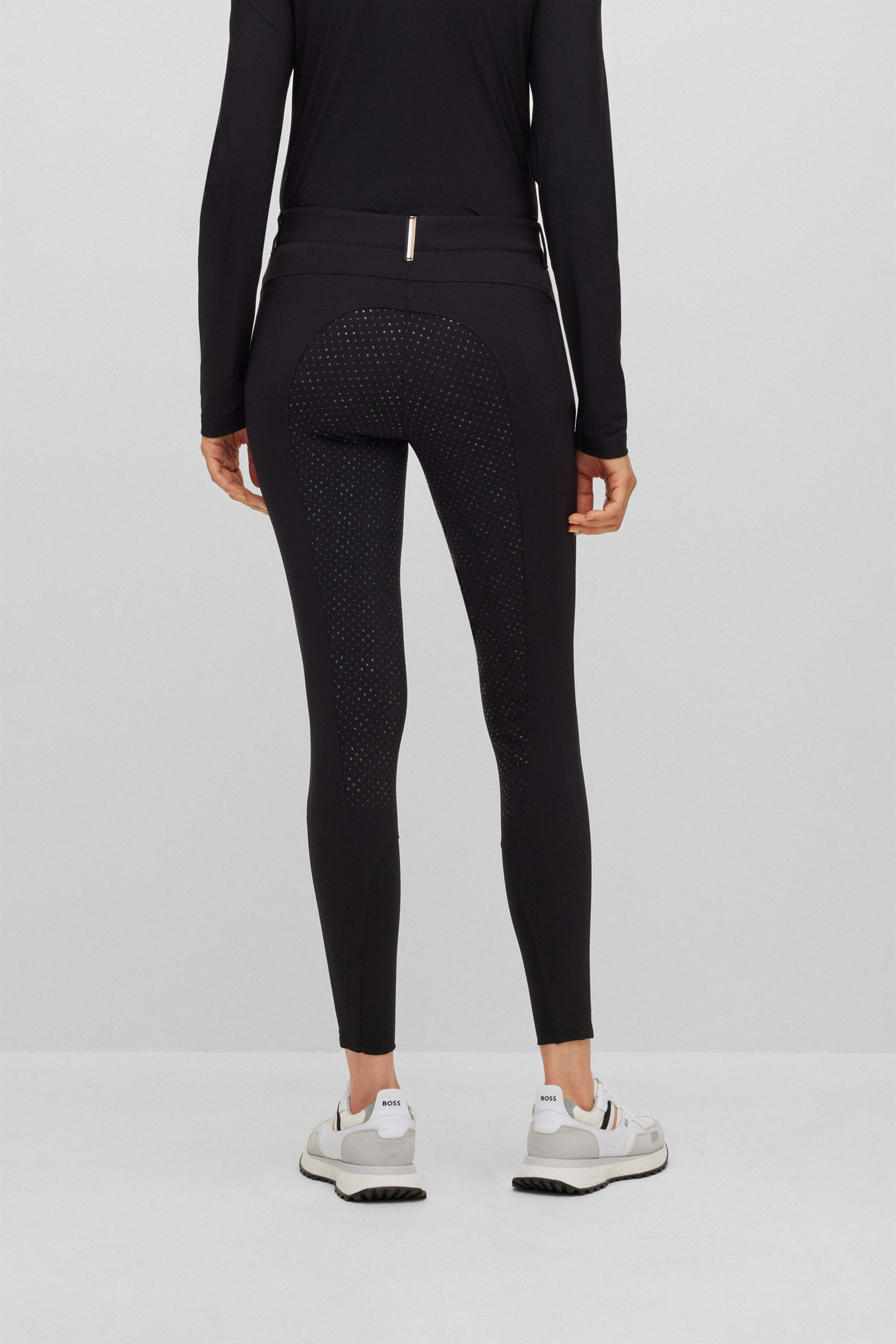 Pantaloni da equitazione con impugnatura completa Boss Heather da donna