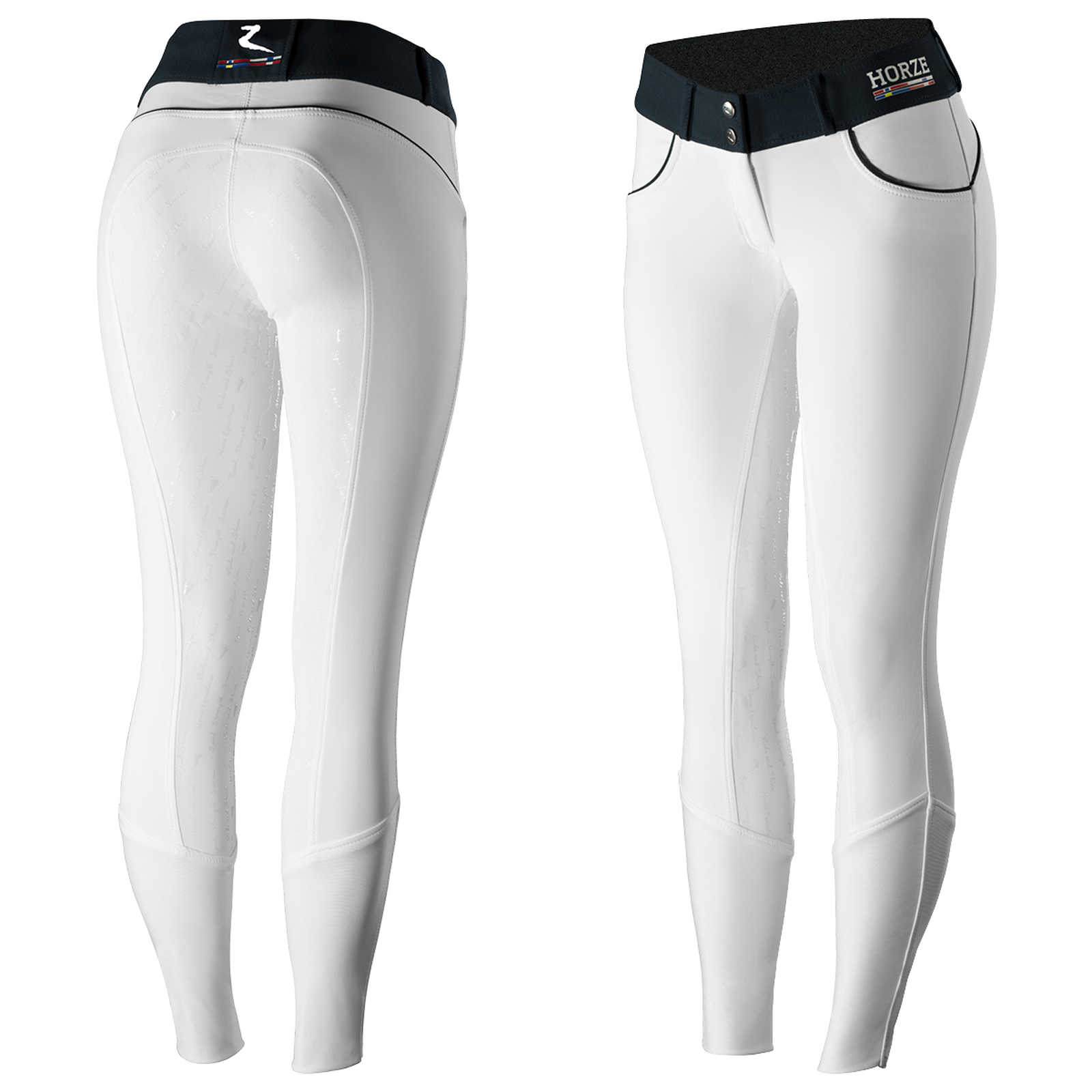 Horze Nordic Performance pantaloni da equitazione donna con full seat in silicone, UPF 50+
