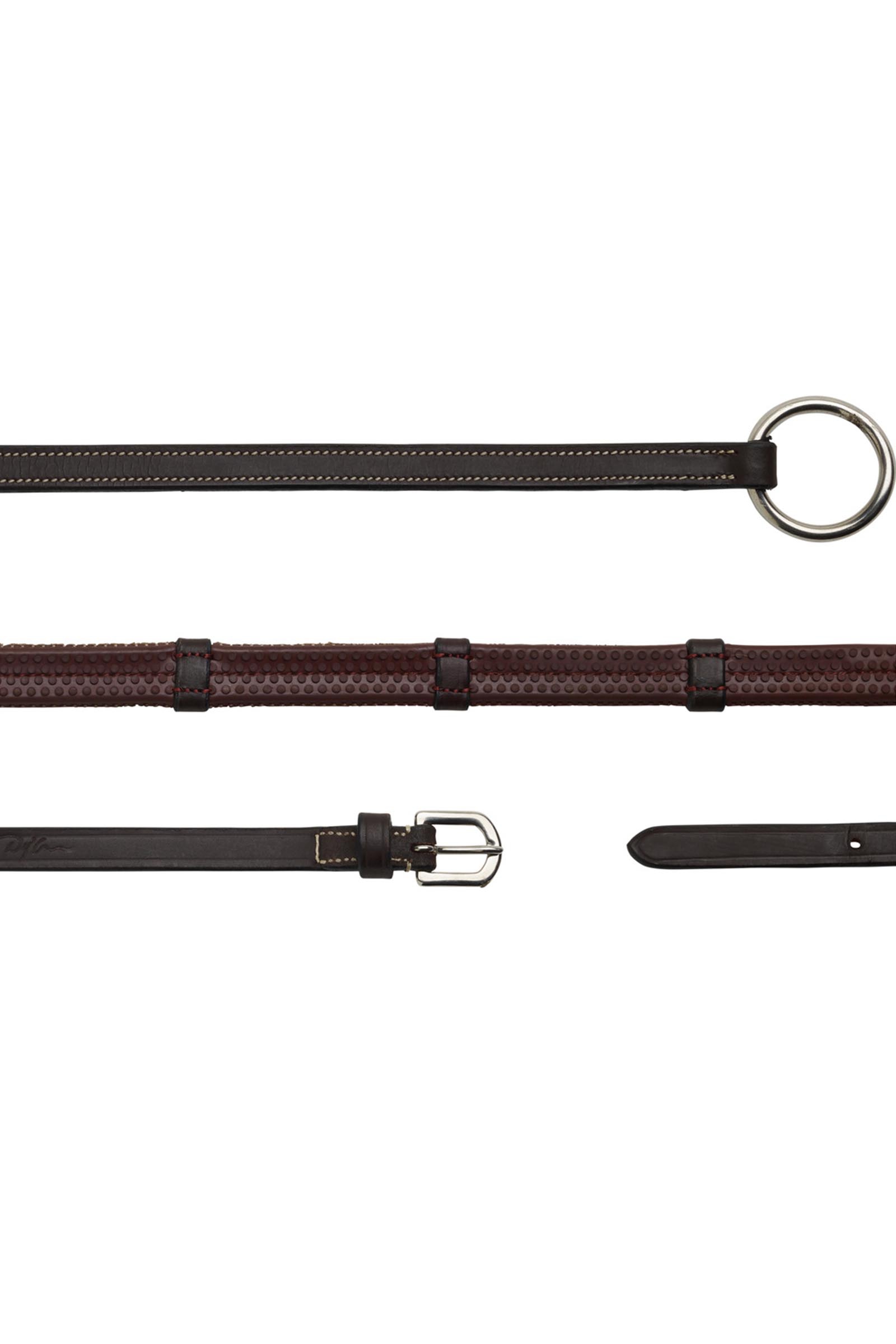 Brown Dy'on Working redini in gomma 13 mm con 7 fermate in cuoio  