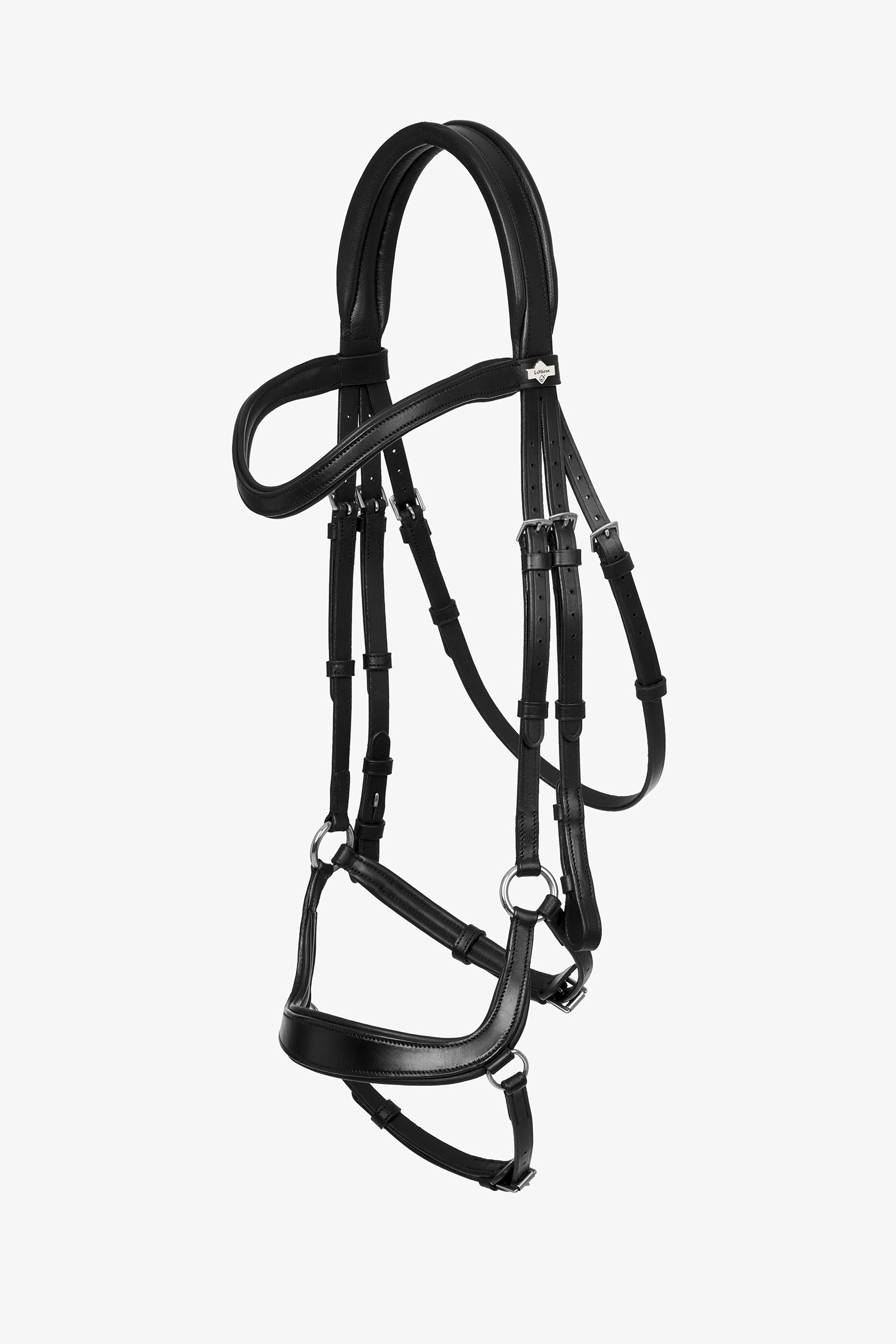 Black/Silver LeMieux Arika Briglia a goccia da dressage