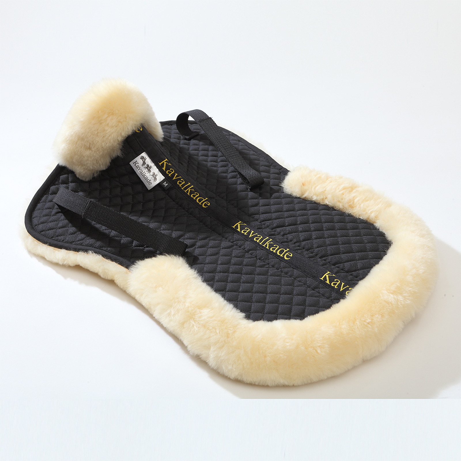 Natural Kavalkade Imbottitura in lana d'agnello con falda dietro, lana d'agnello